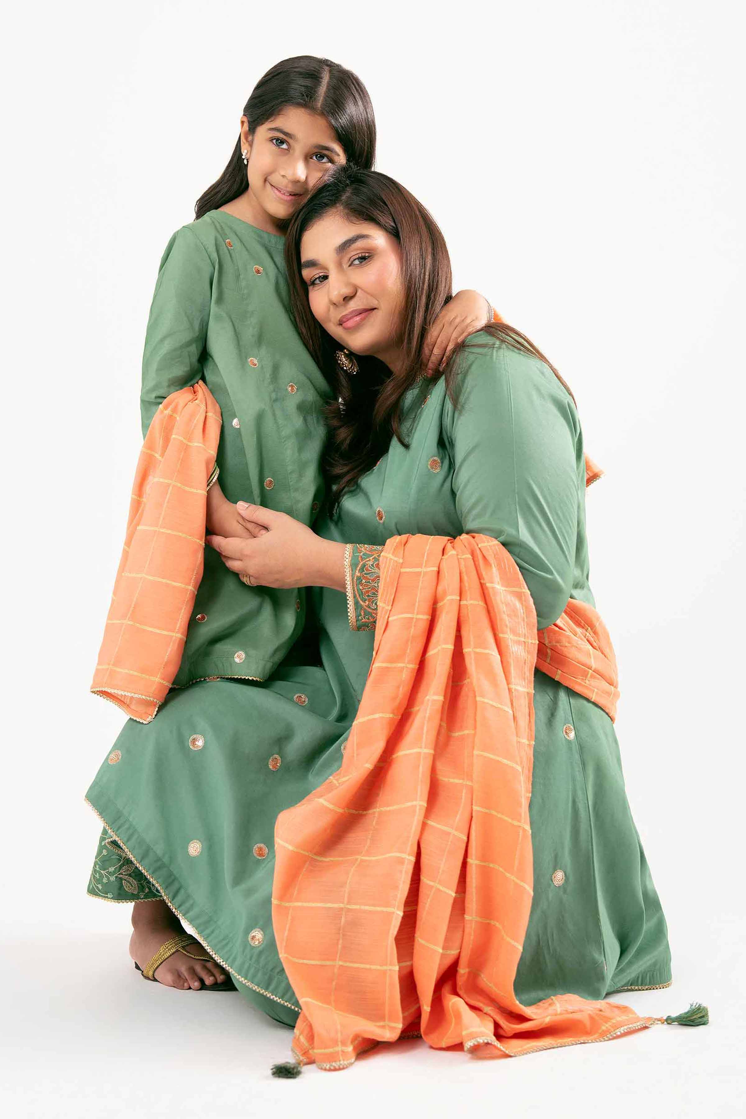 3 Piece - Embroidered Suit - PMD25-19 M