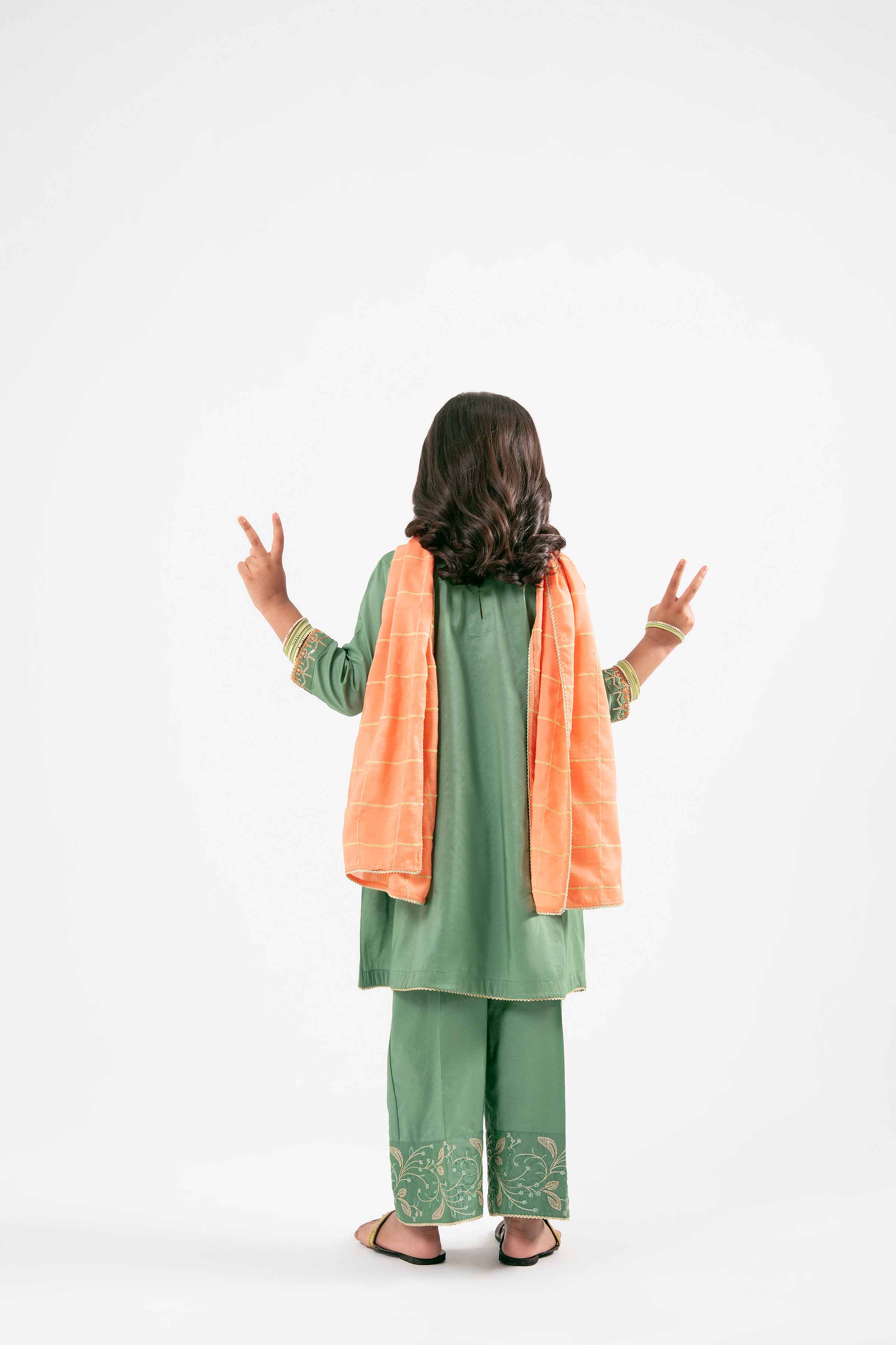 3 Piece - Embroidered Suit - PMD25-19 D