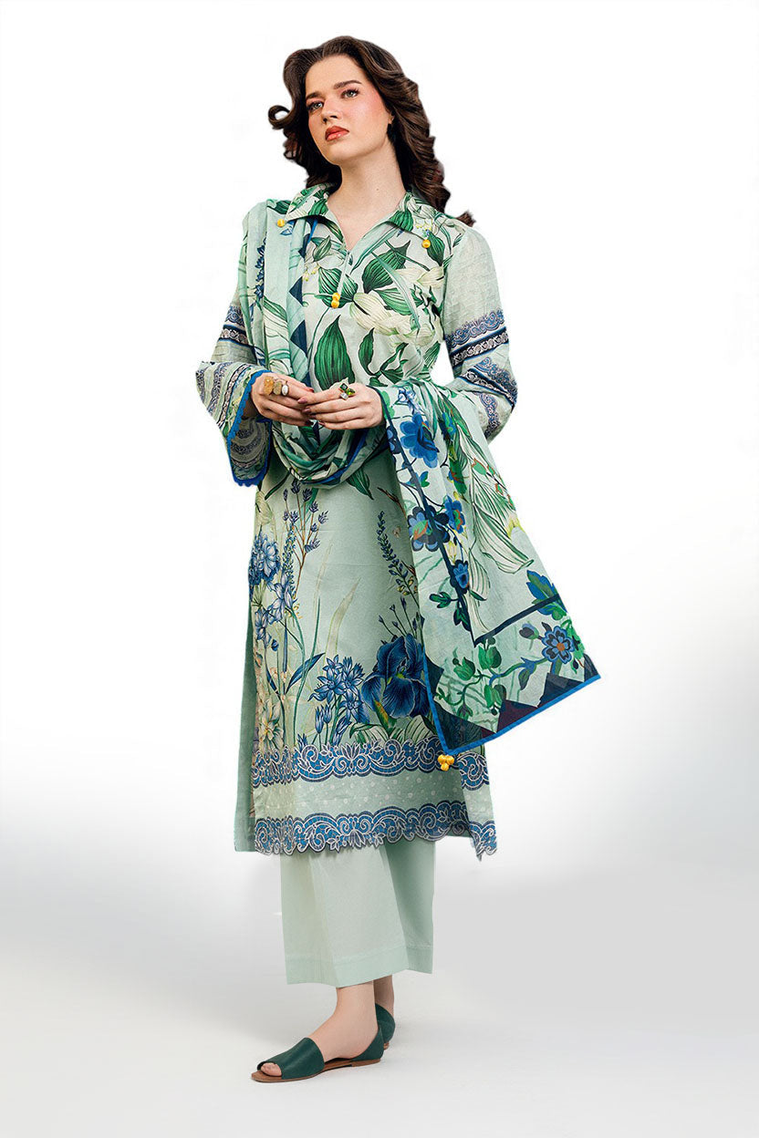 3 PIece Printed Lawn Suit