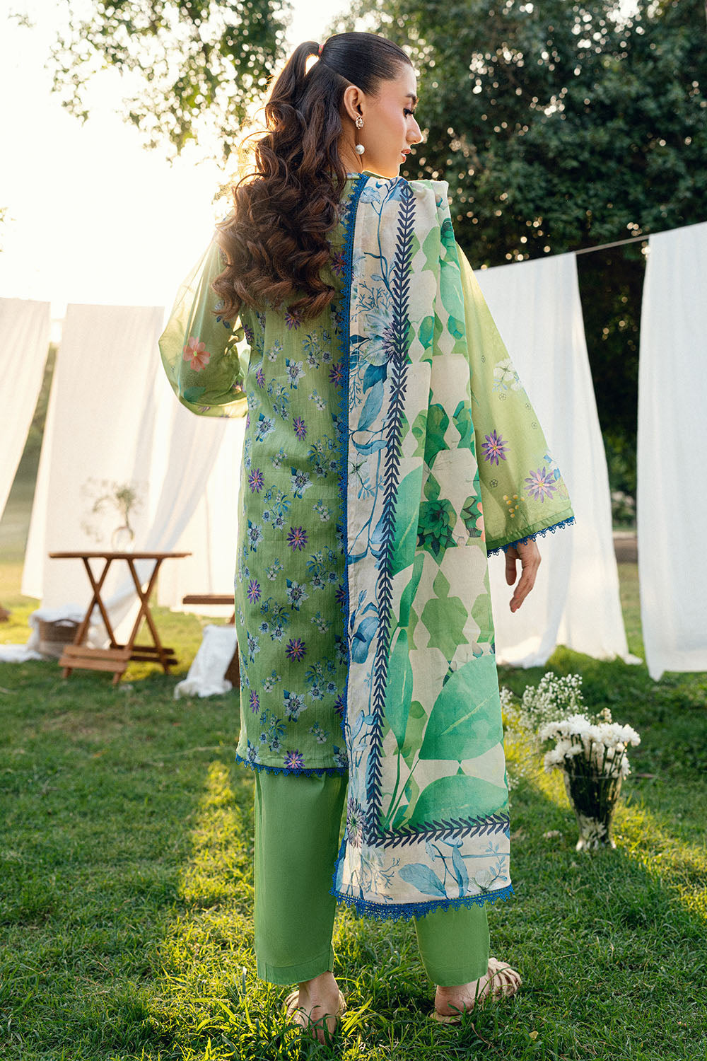 3 PIece Printed Lawn Suit