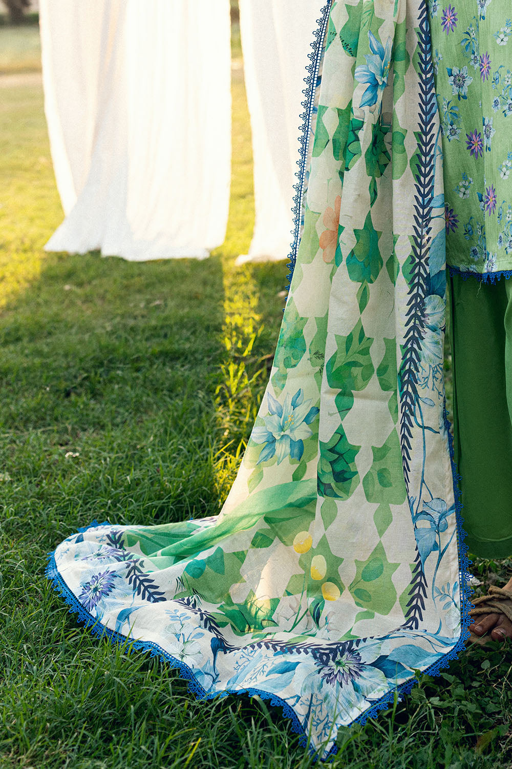 3 PIece Printed Lawn Suit