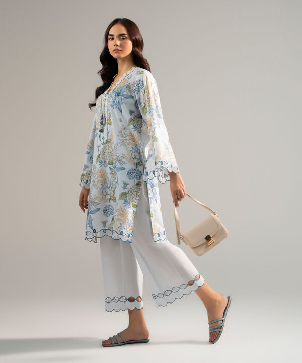 2 Piece - Embroidered Lawn Suit