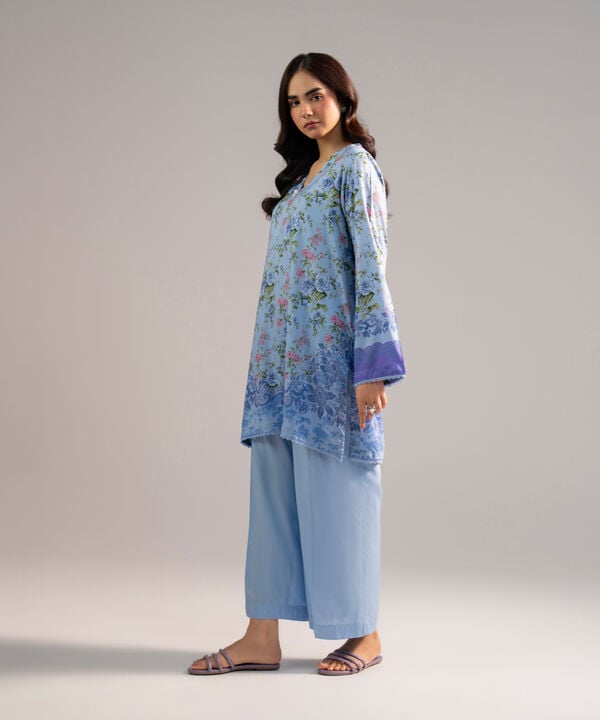 2 Piece - Printed Arabic Lawn Suit