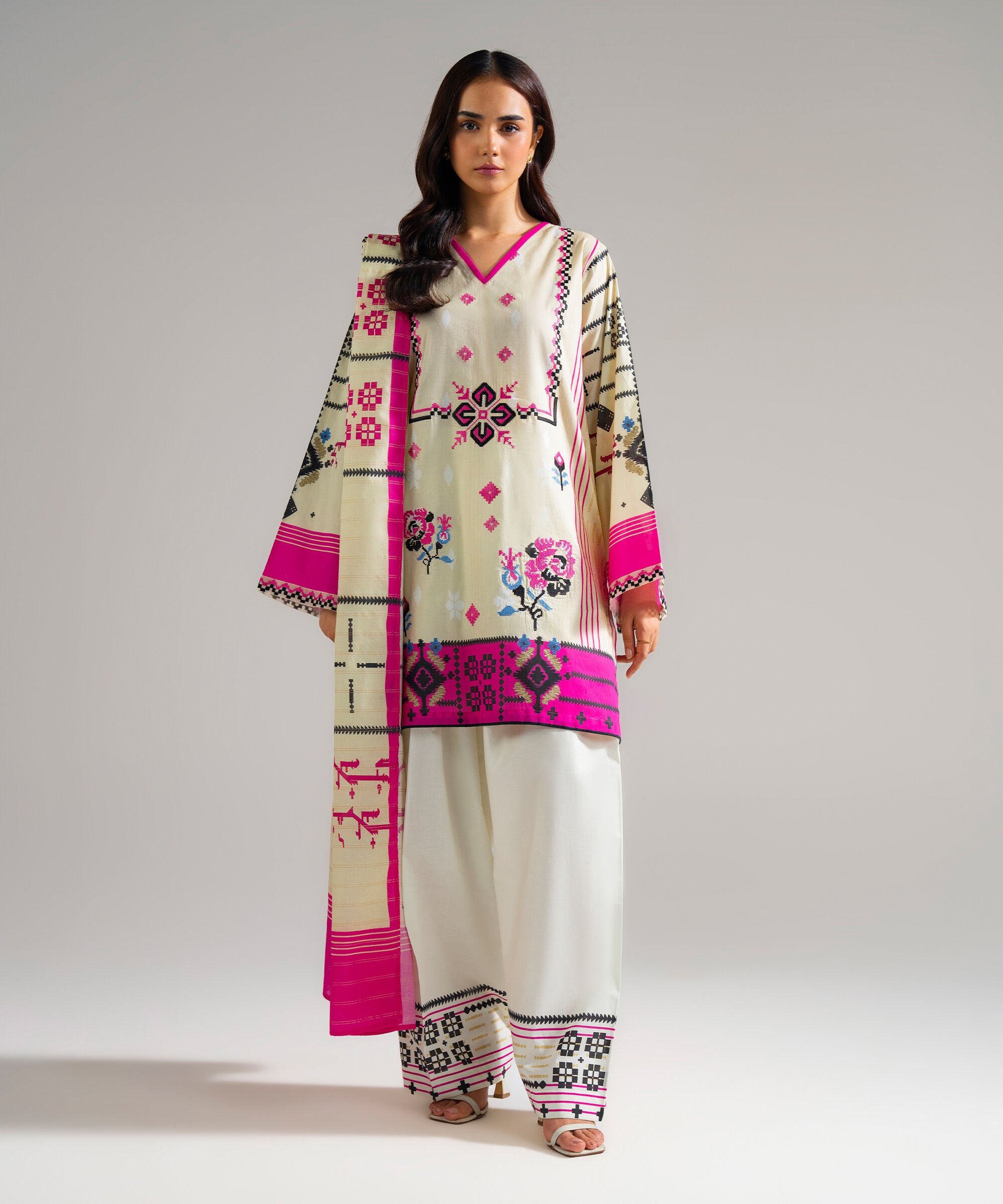 Printed Dupatta PRSSCHMV681D