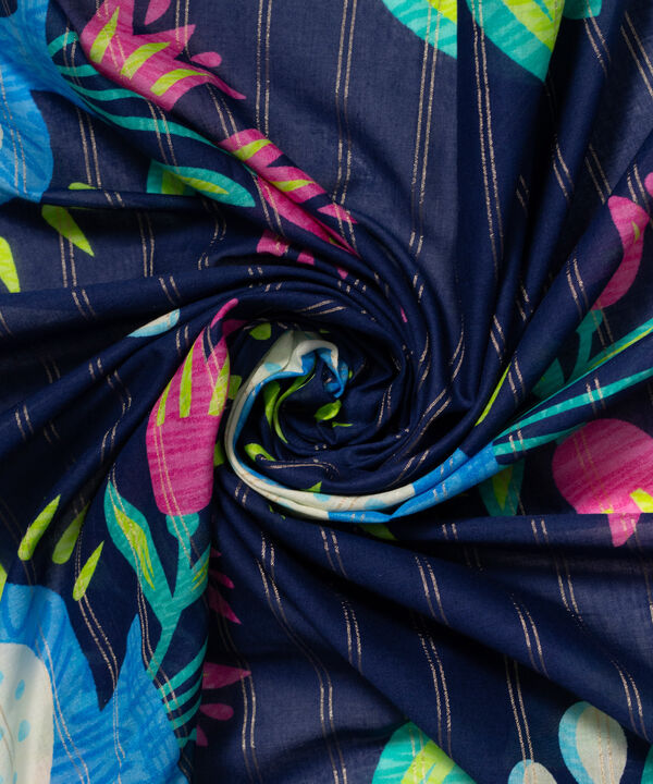Printed Zari Cotton Dupatta