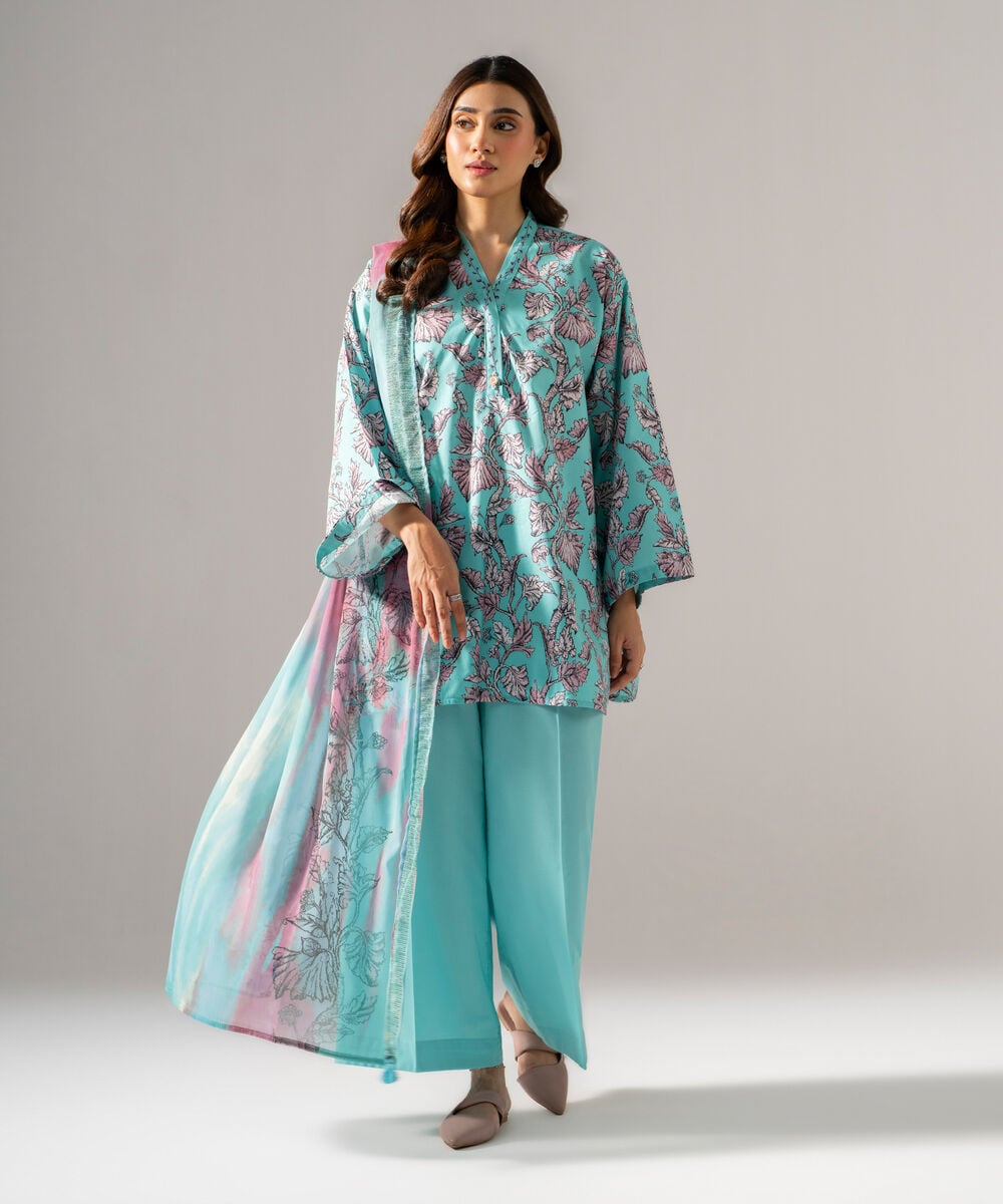 Printed Chiffon Dupatta PRW26C1010DB