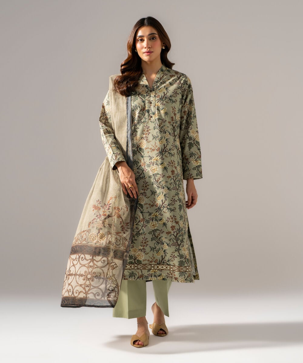 Printed Chiffon Dupatta PRW26C1013DB