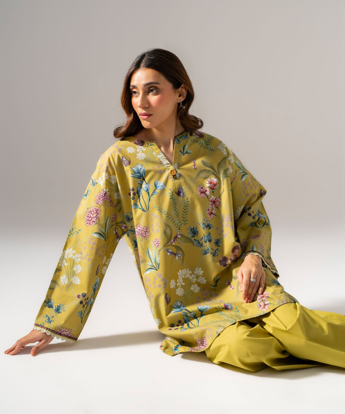 Printed Cambric Shirt PRW26C1014SB