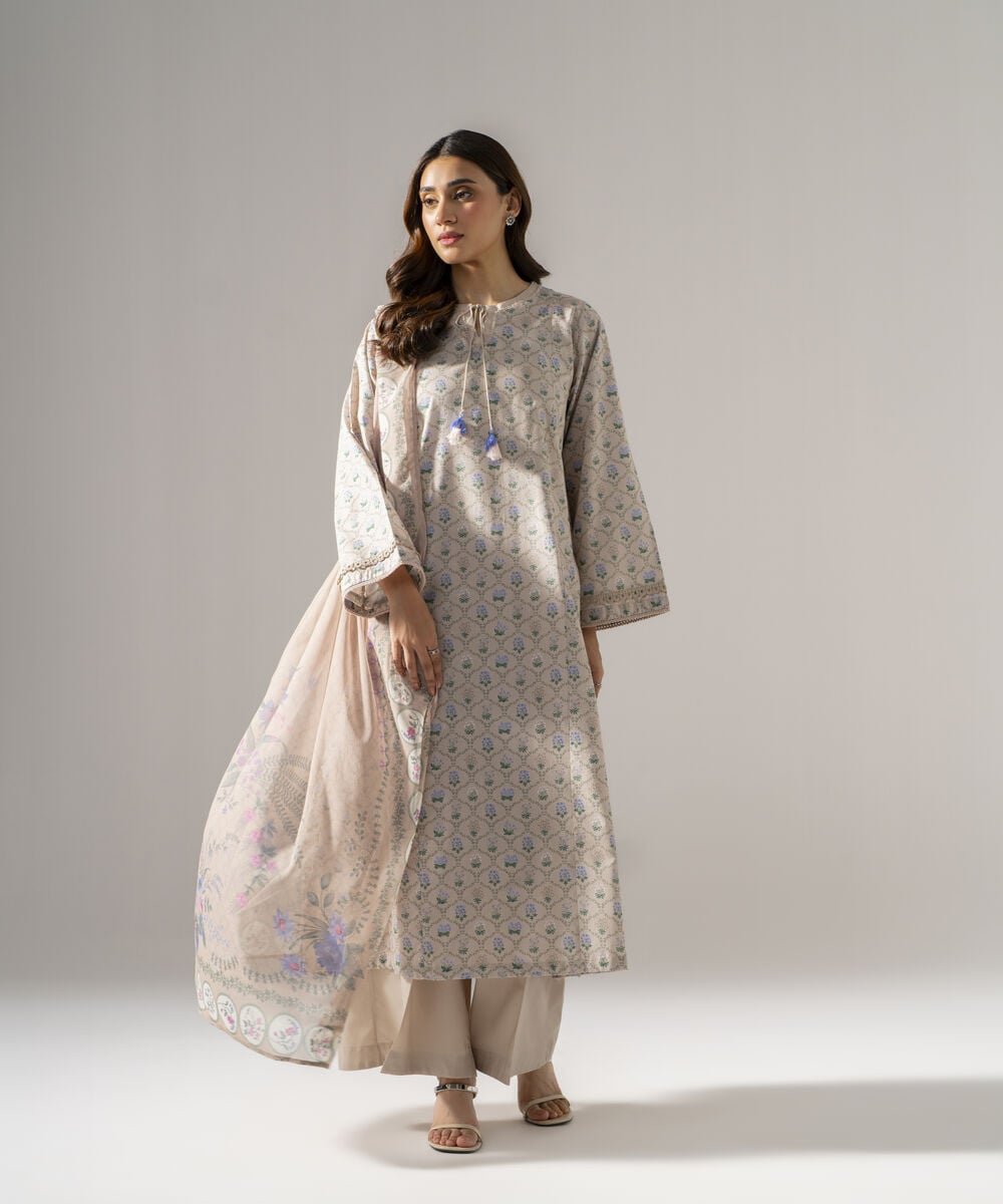 Printed Chiffon Dupatta PRW26C1015DB