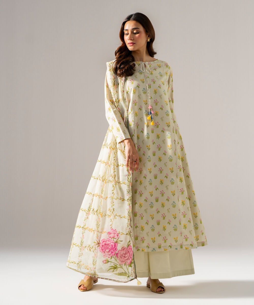Printed Chiffon Dupatta PRW26C1016DB