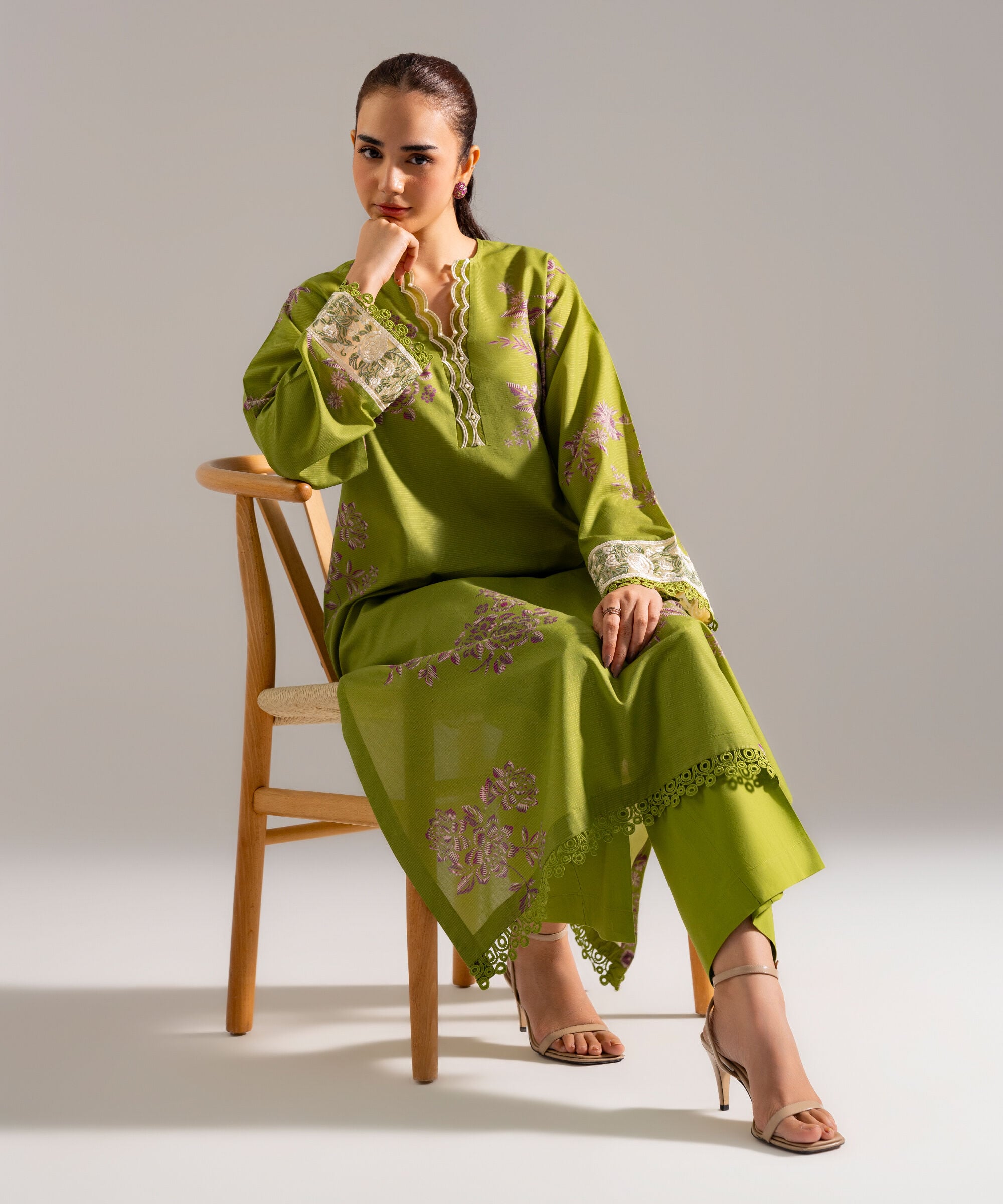 Embroidered Zari Lawn Shirt PRW26HMV922S