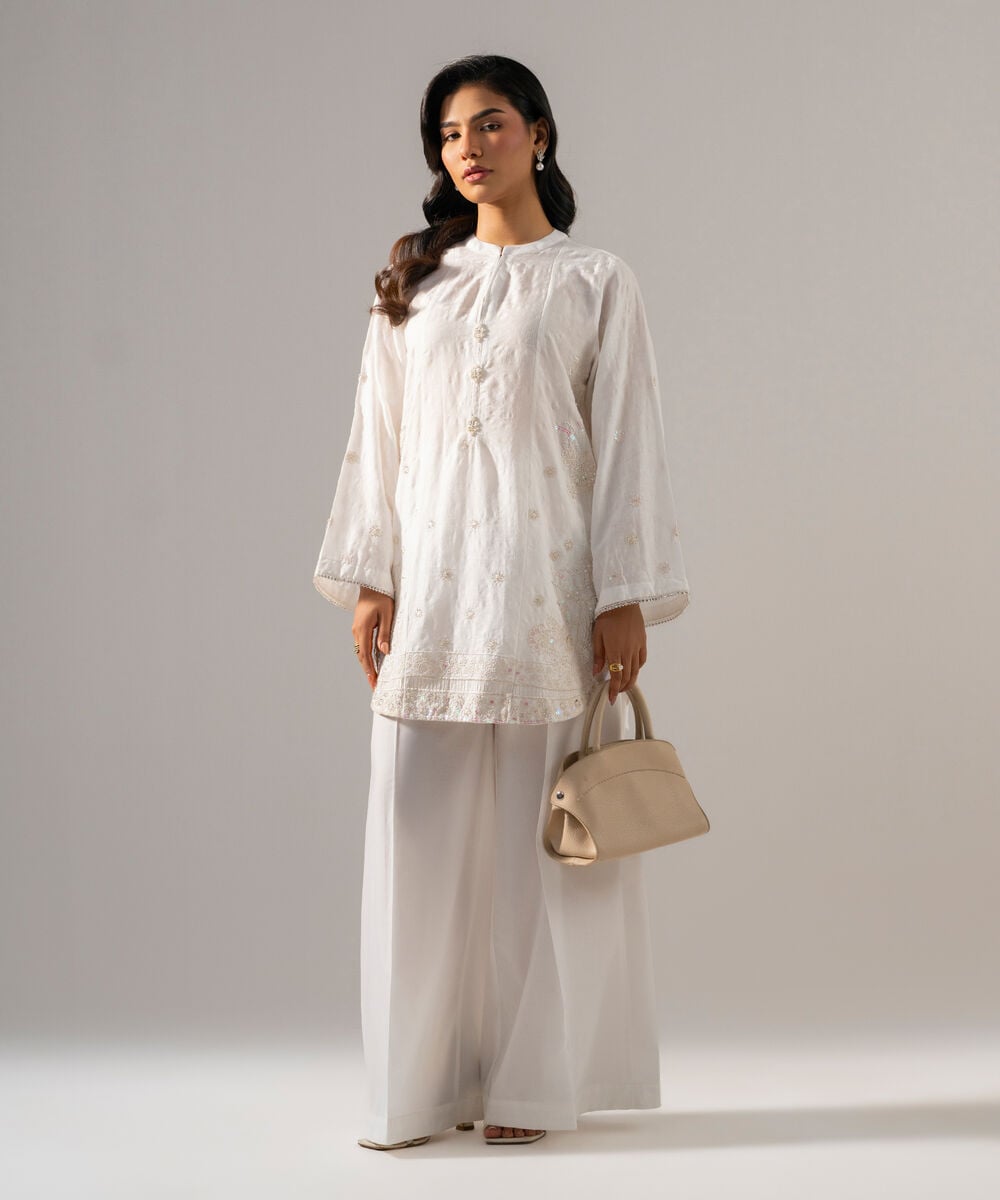 2 Piece - Embroidered Jacquard Suit PRW26STV1025