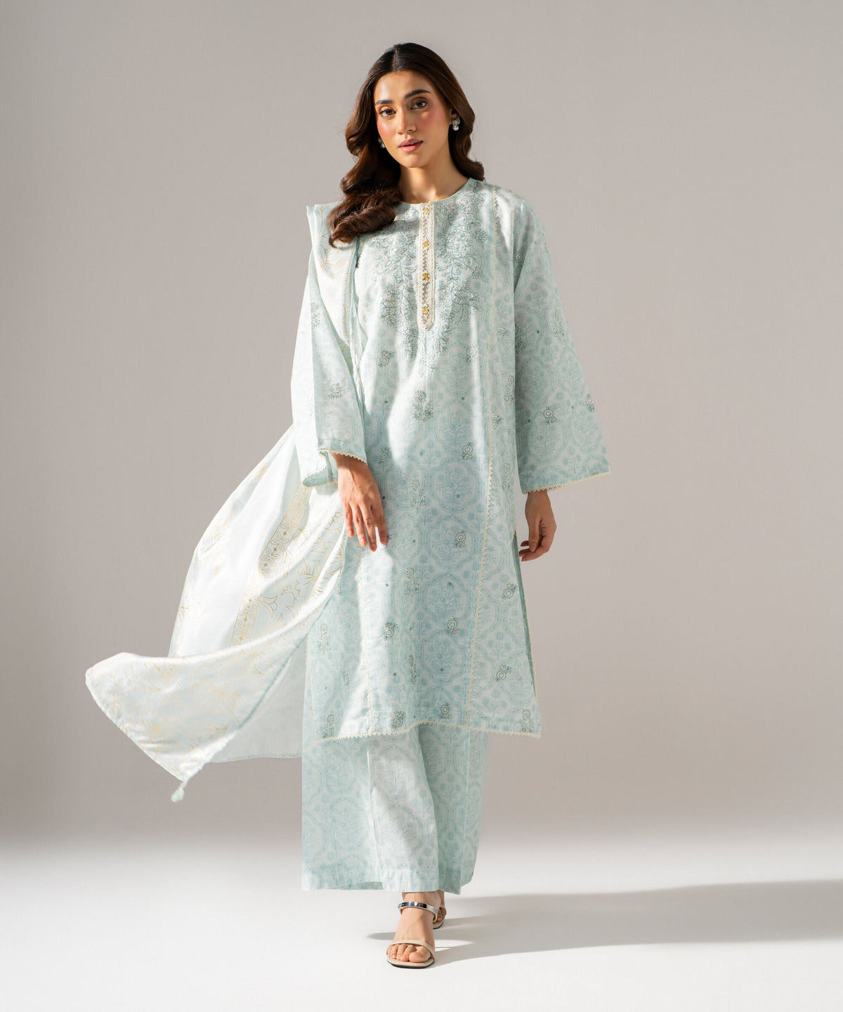 Printed Tissue Dupatta PRW26SV1017D