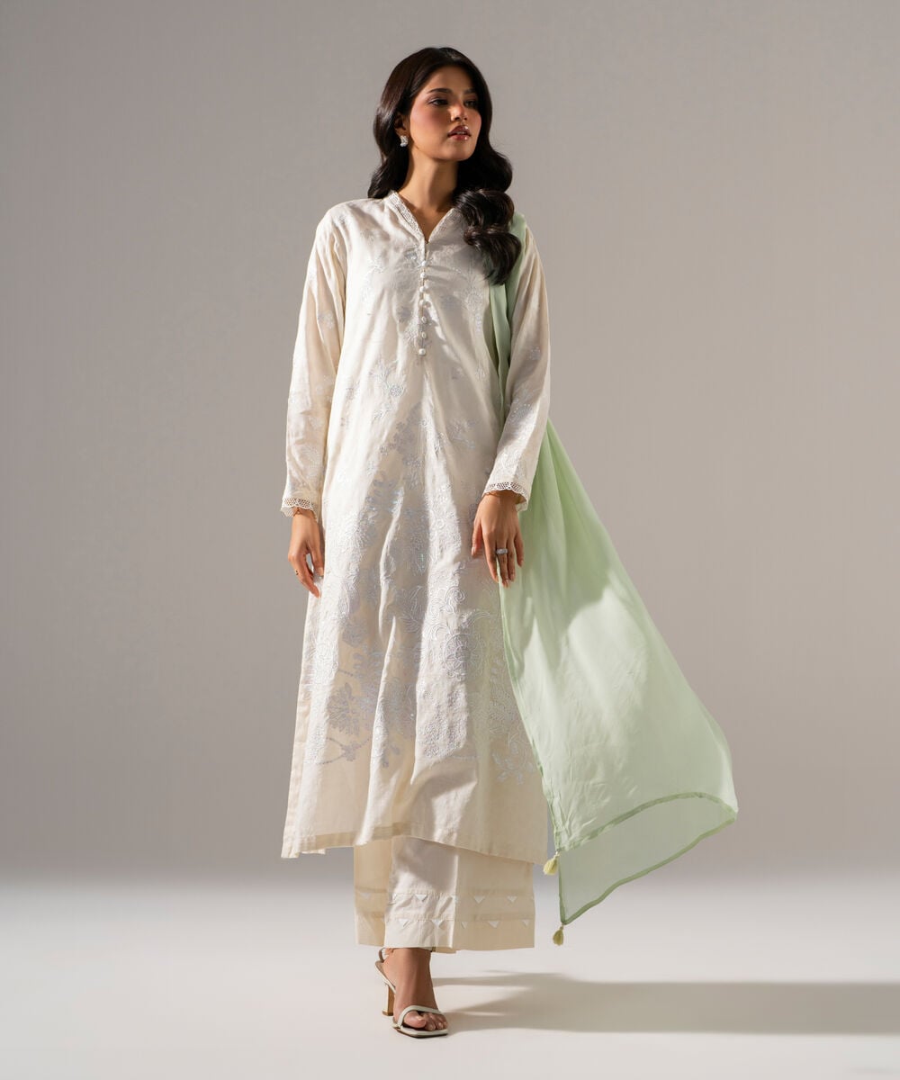 Solid Chiffon Dupatta PRW6SV10301D