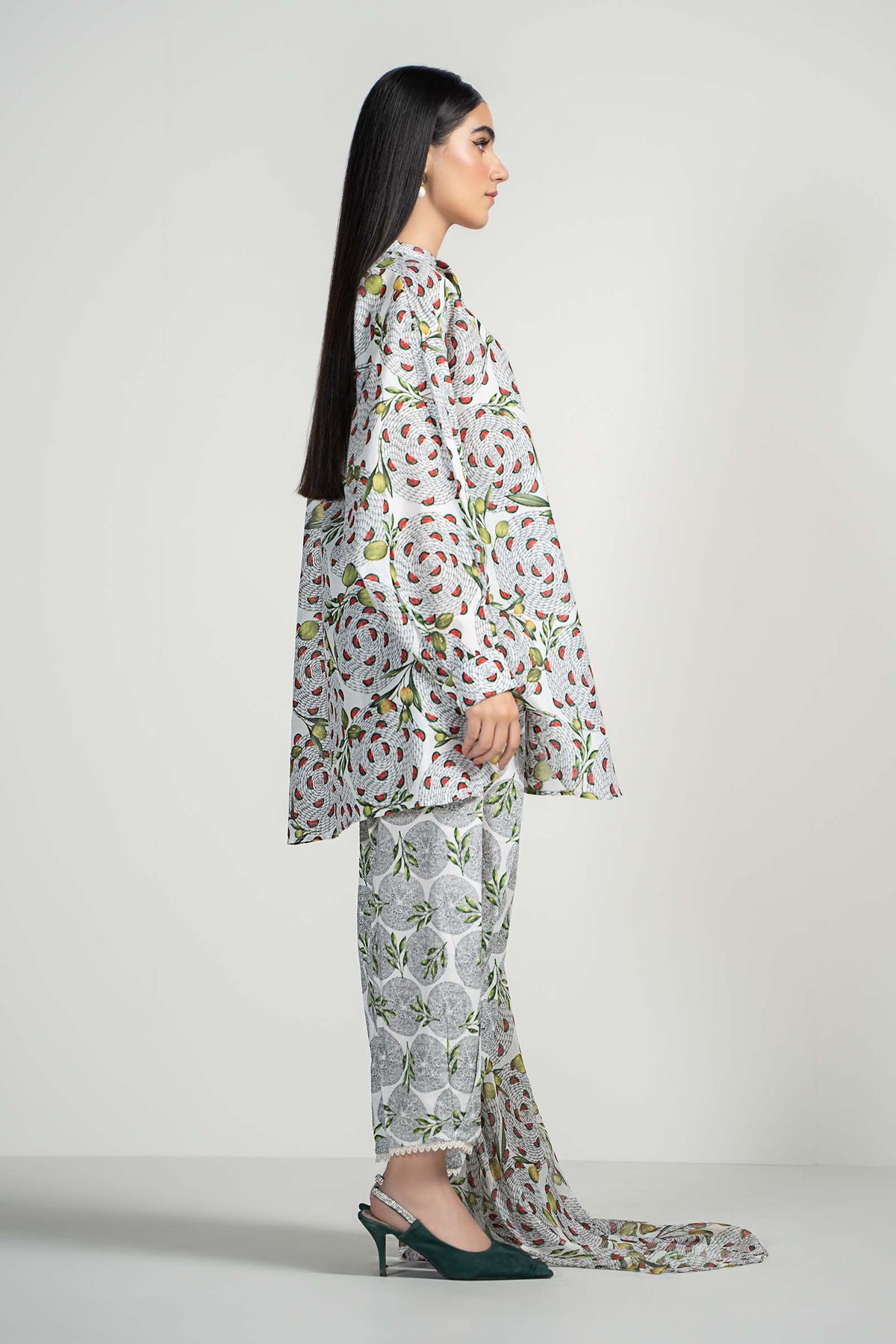 3 Piece Printed Lawn Suit