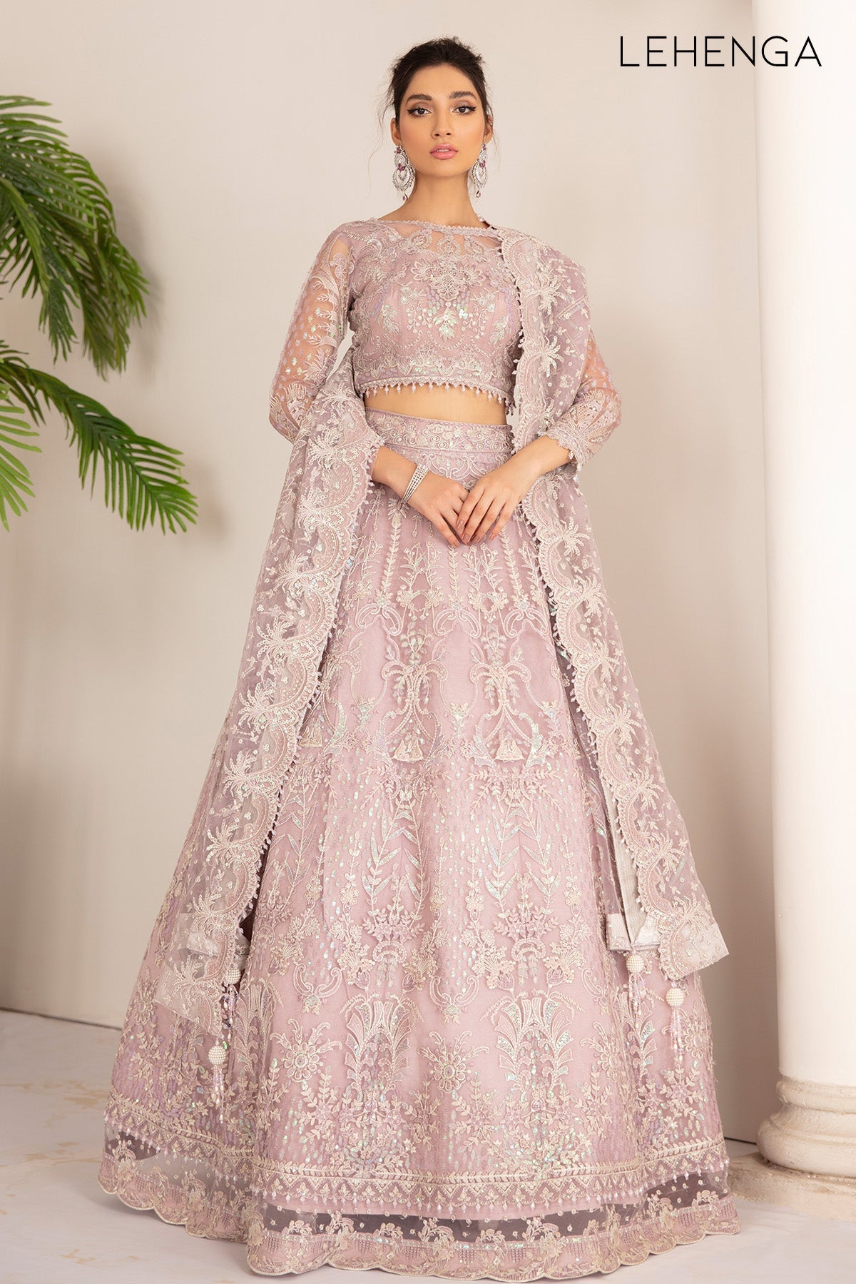 EMBROIDERED NET CH08-01 UNSTITCHED