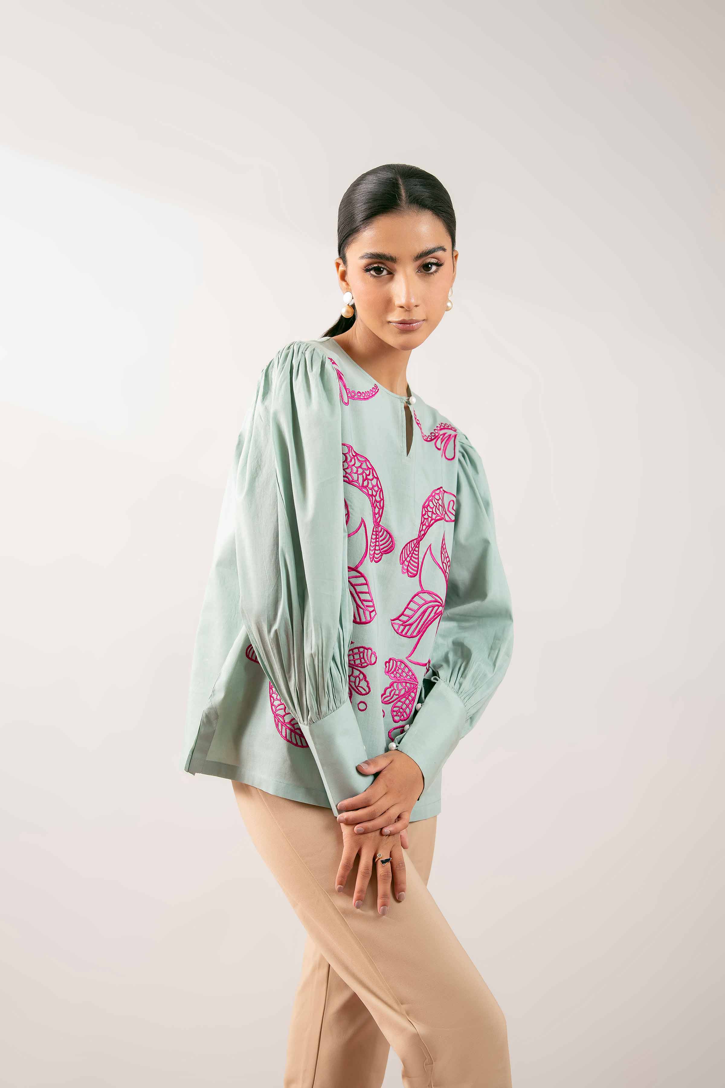 Embroidered Tunic - PS25-109