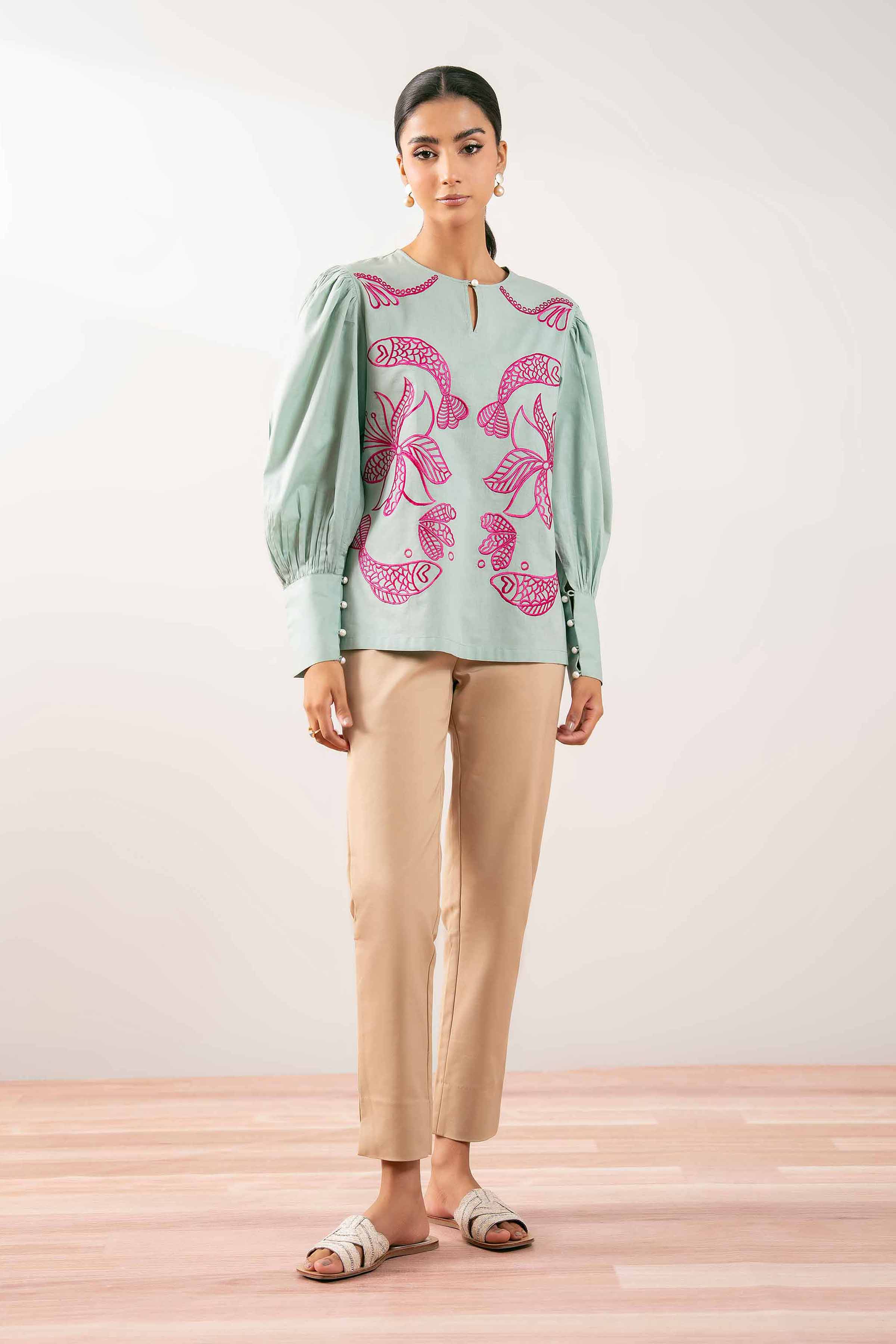 Embroidered Tunic - PS25-109