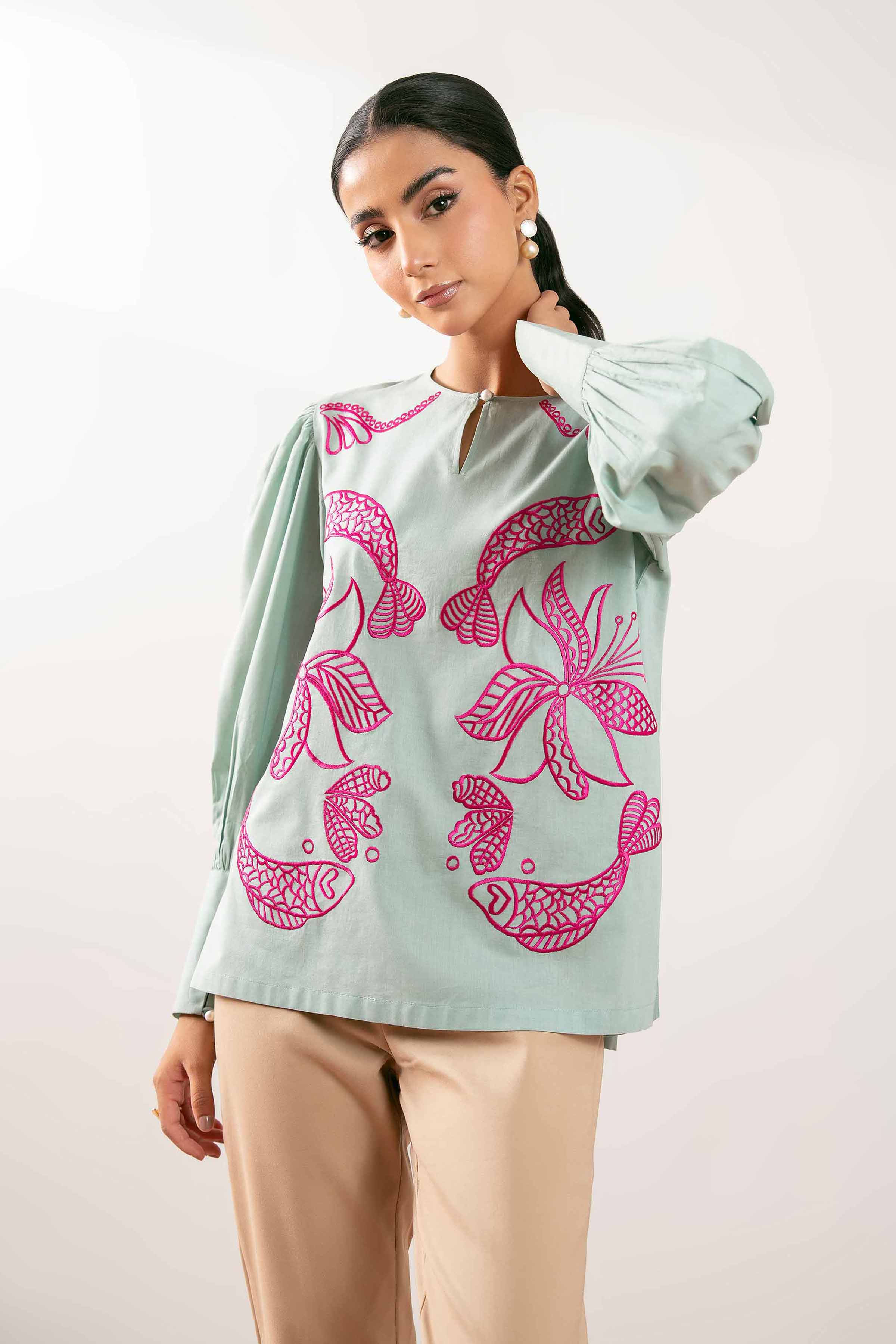Embroidered Tunic - PS25-109