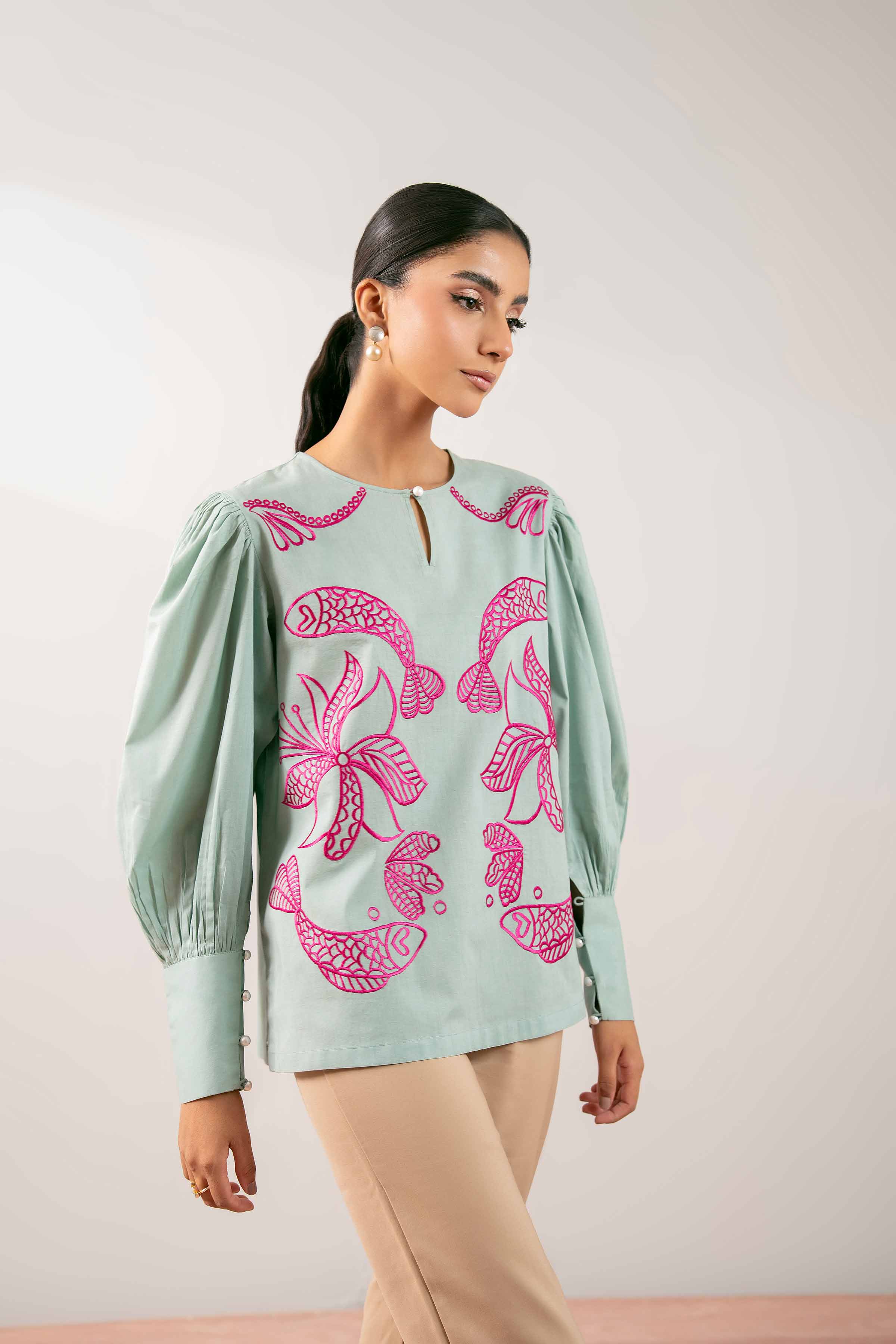 Embroidered Tunic - PS25-109