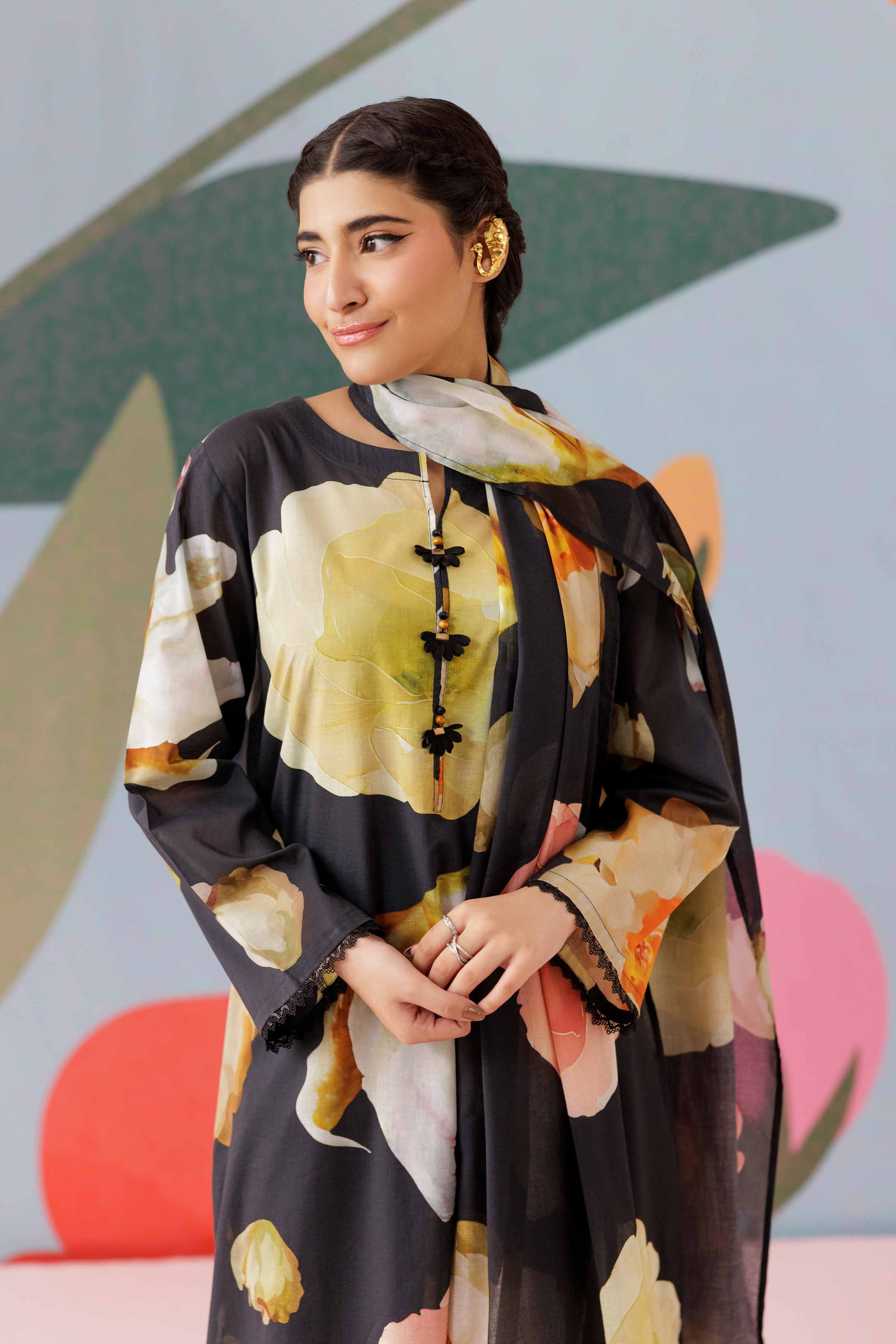 2 Piece - Printed Suit - PS25-112