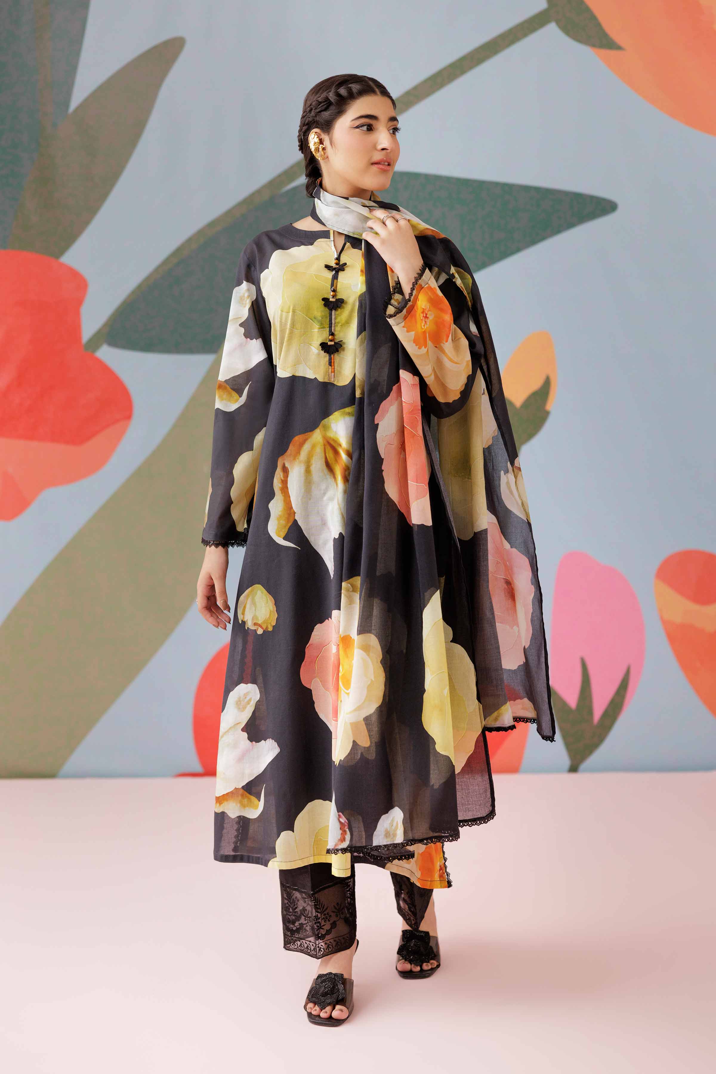 2 Piece - Printed Suit - PS25-112