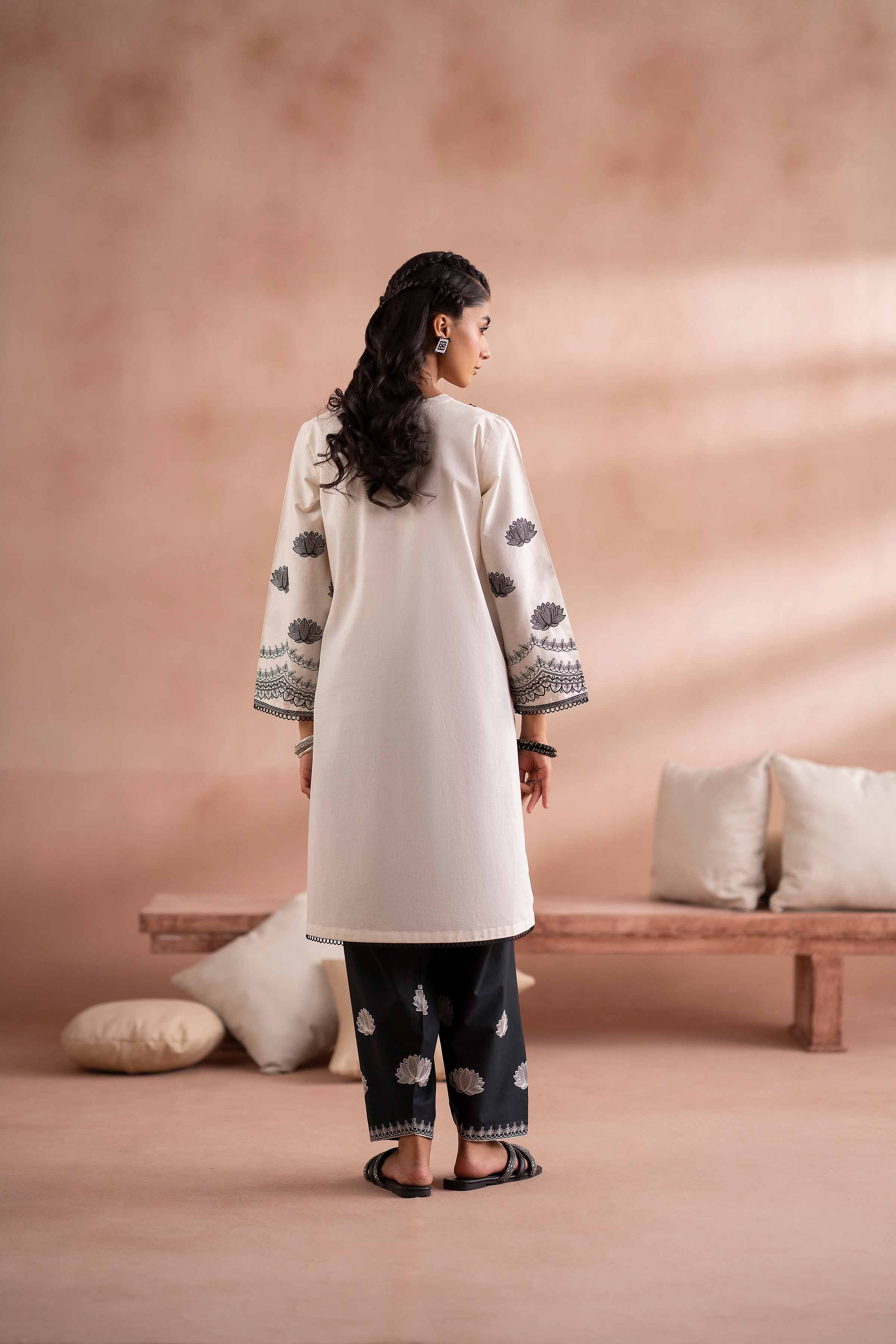 2 Piece - Embroidered Suit - PS25-128