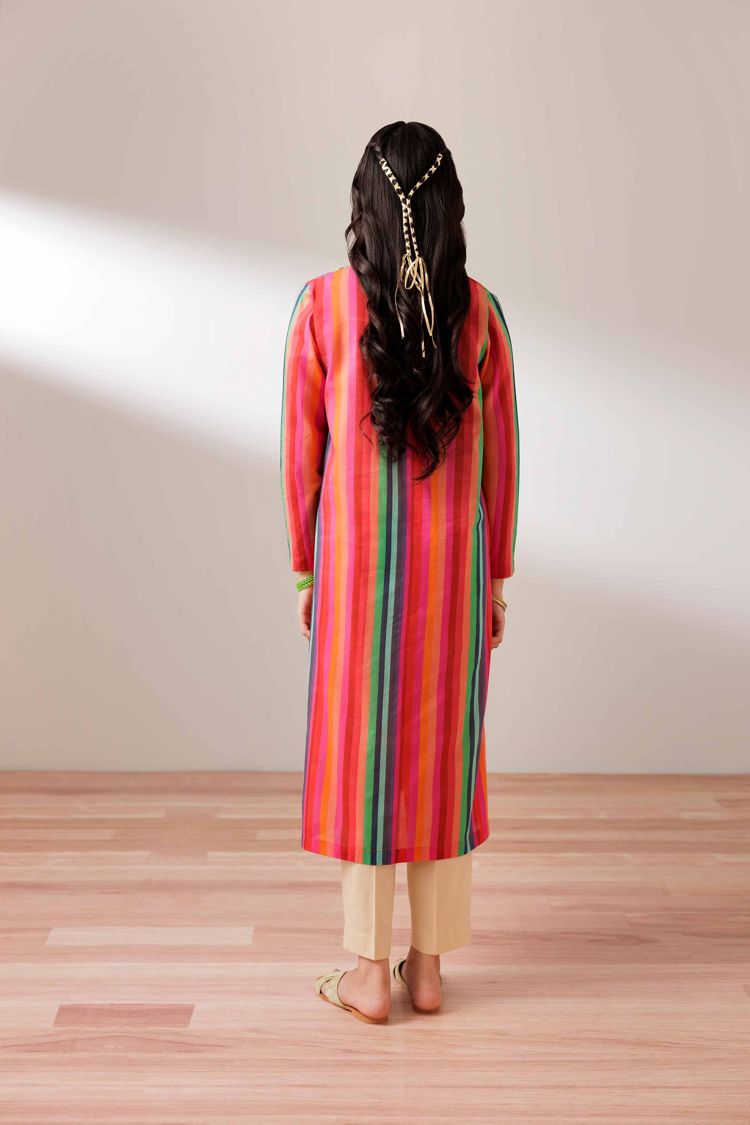 Printed Embroidered Shirt - PS25-188