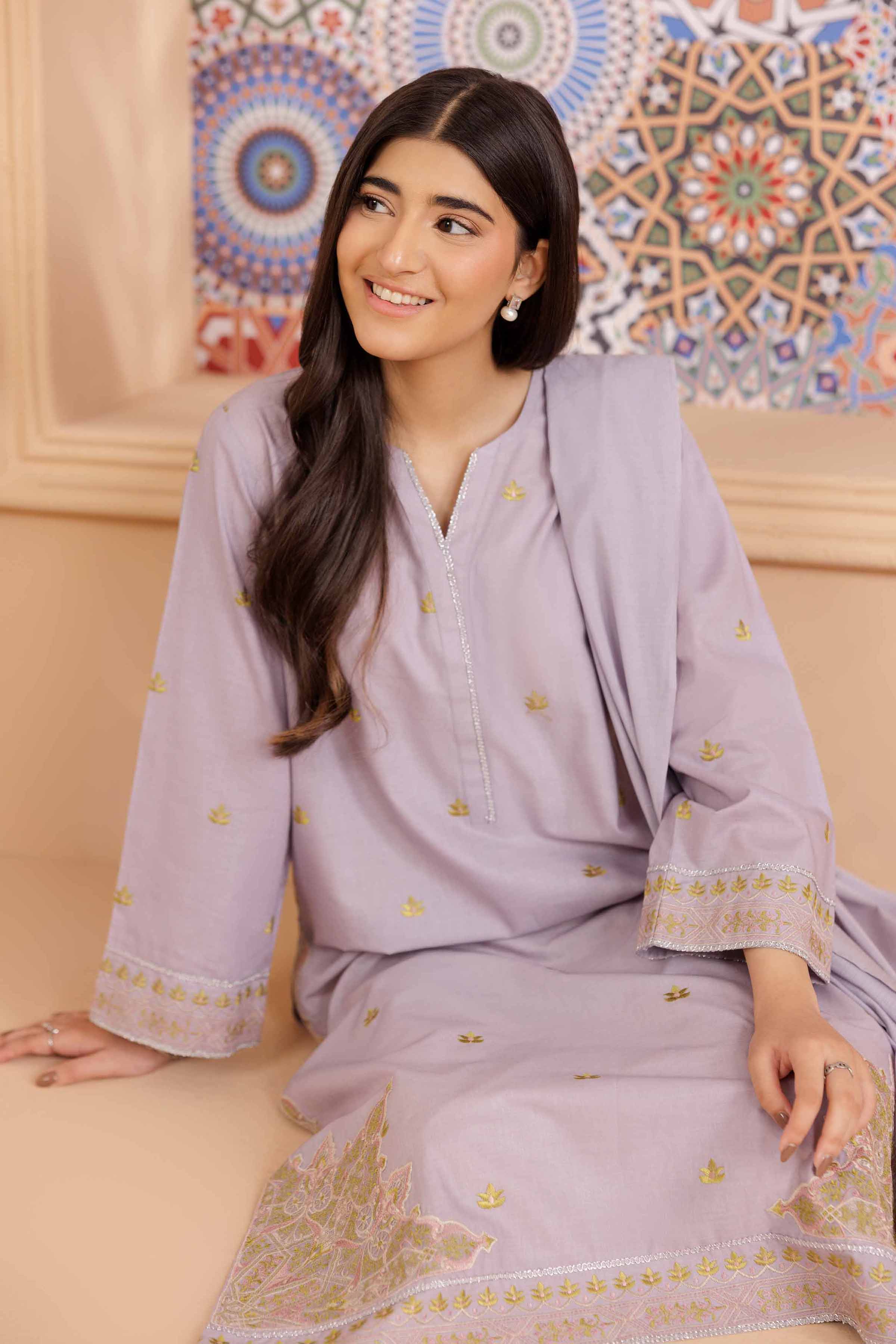 2 Piece - Embroidered Suit - PS25-190