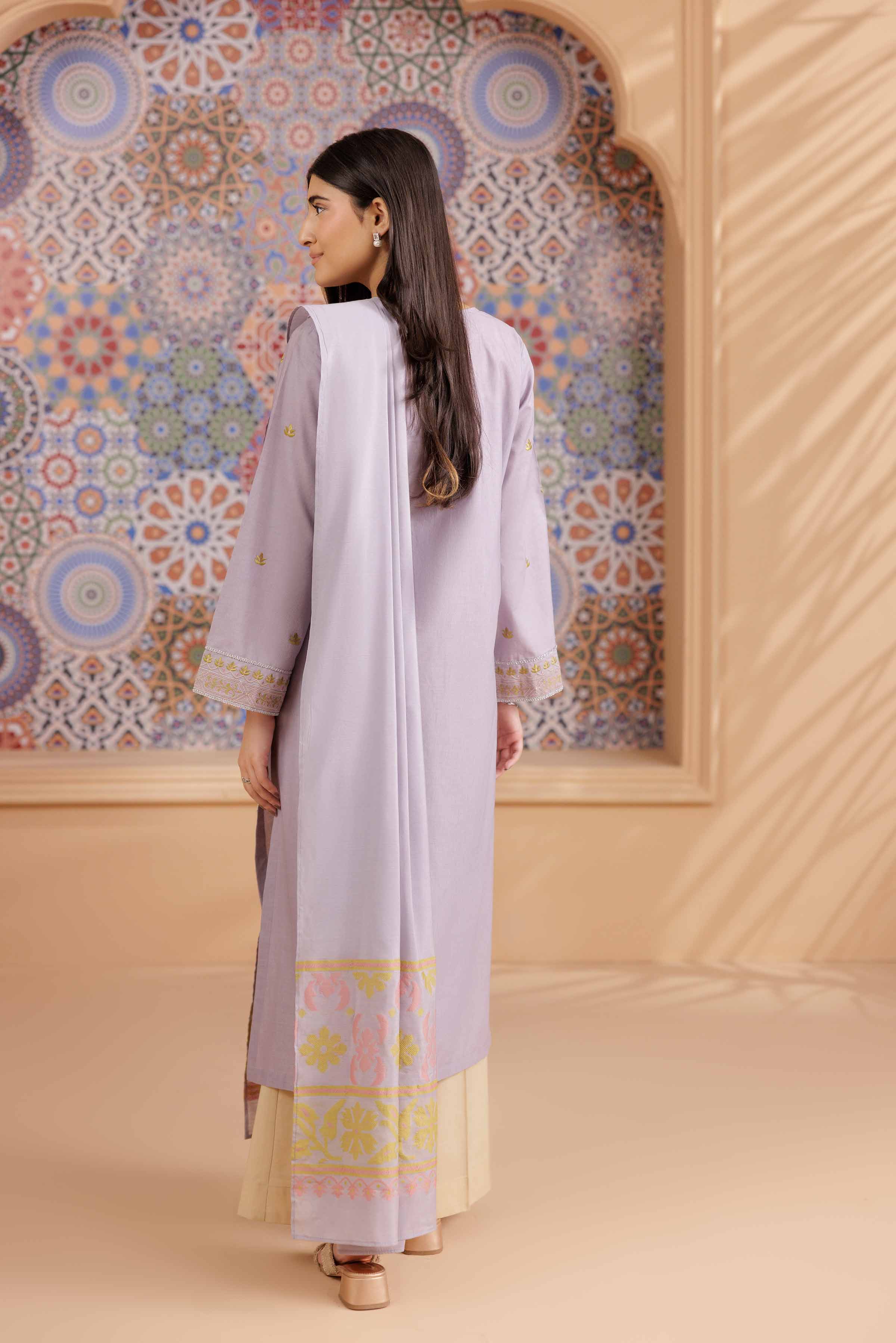 2 Piece - Embroidered Suit - PS25-190