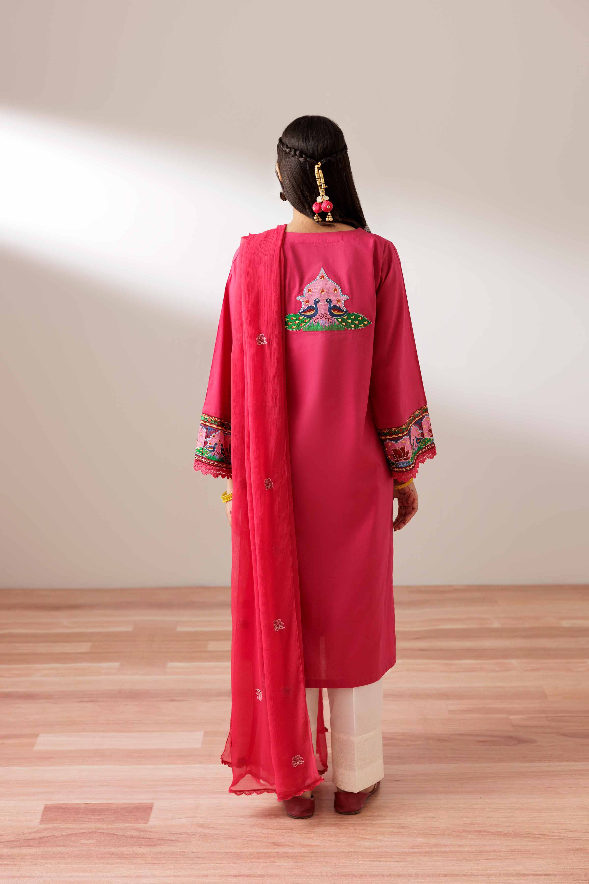 2 Piece - Embroidered Suit - PS25-191