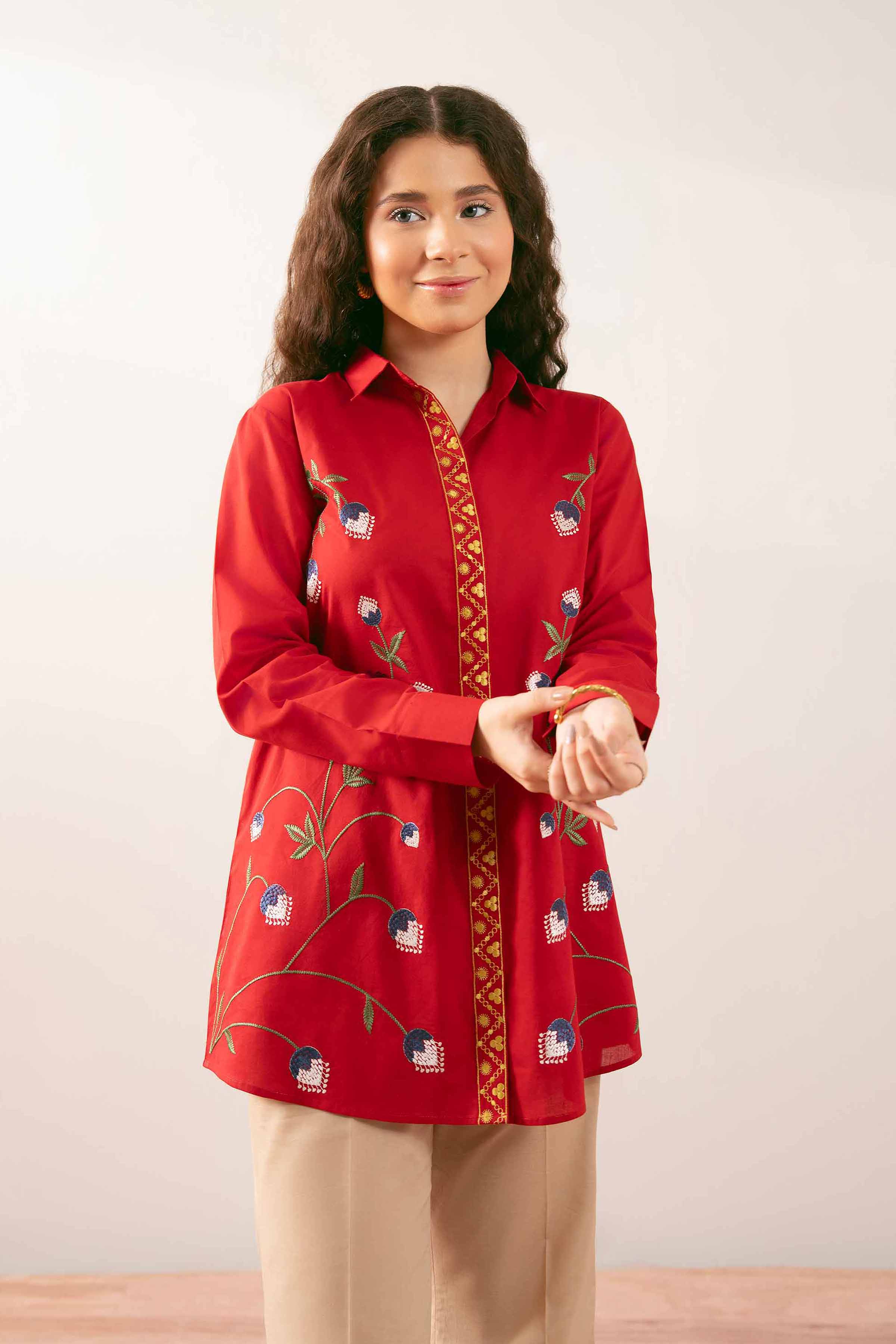 Embroidered Tunic - PS25-198