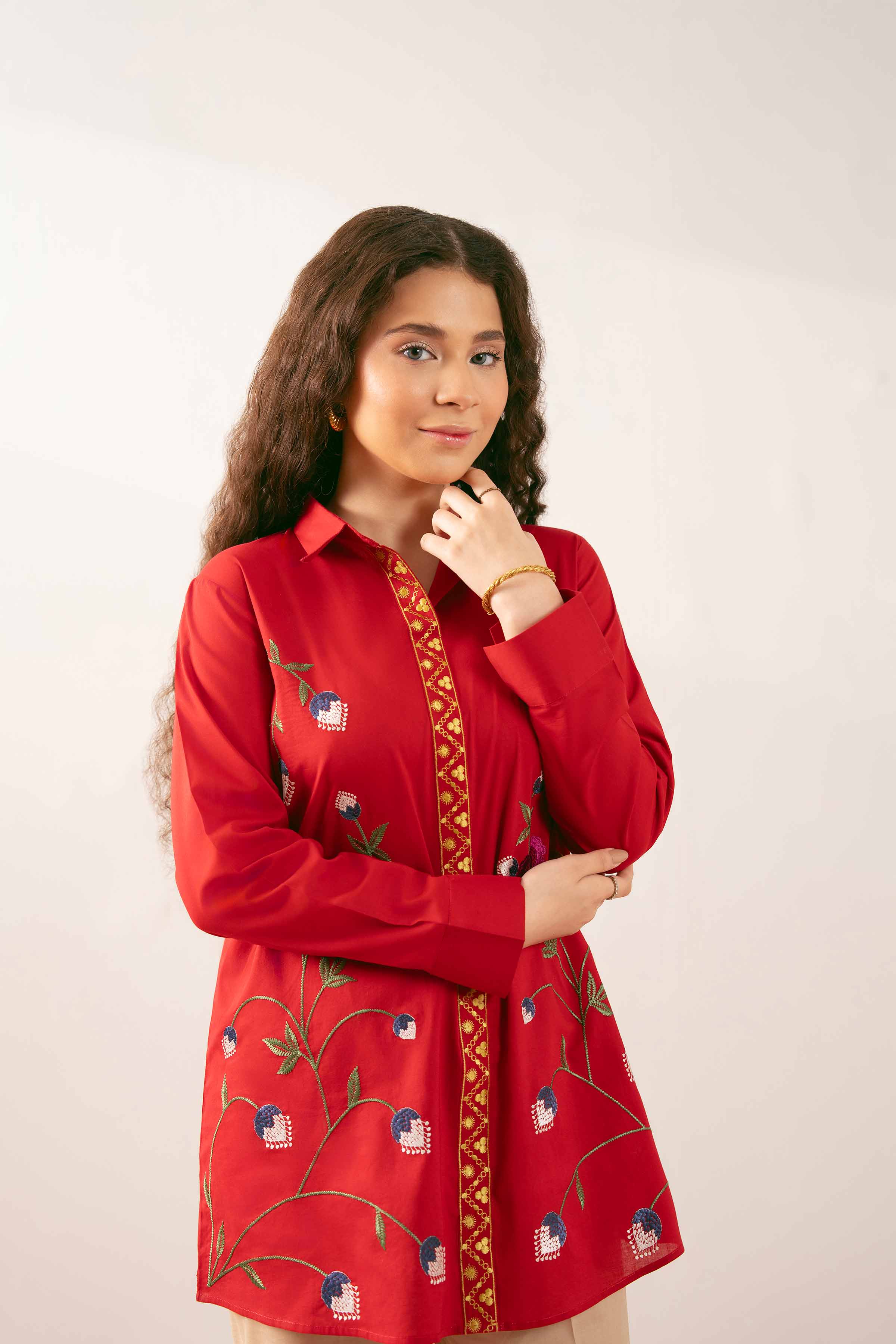 Embroidered Tunic - PS25-198