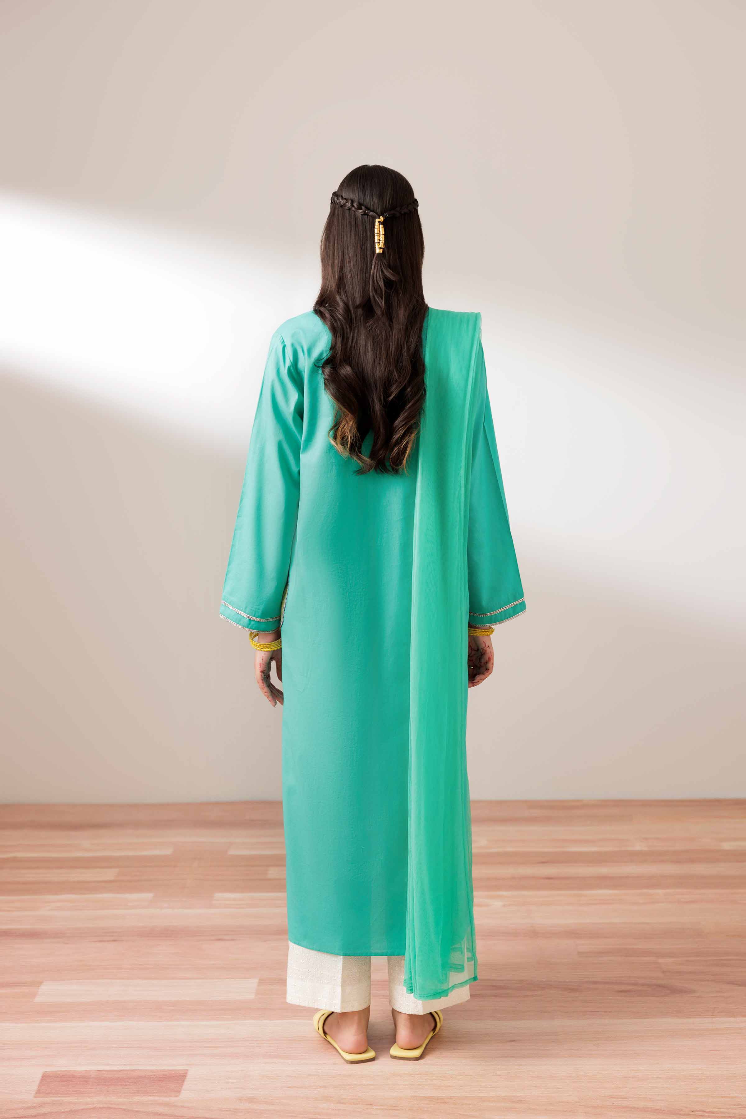 2 Piece - Embroidered Suit - PS25-203