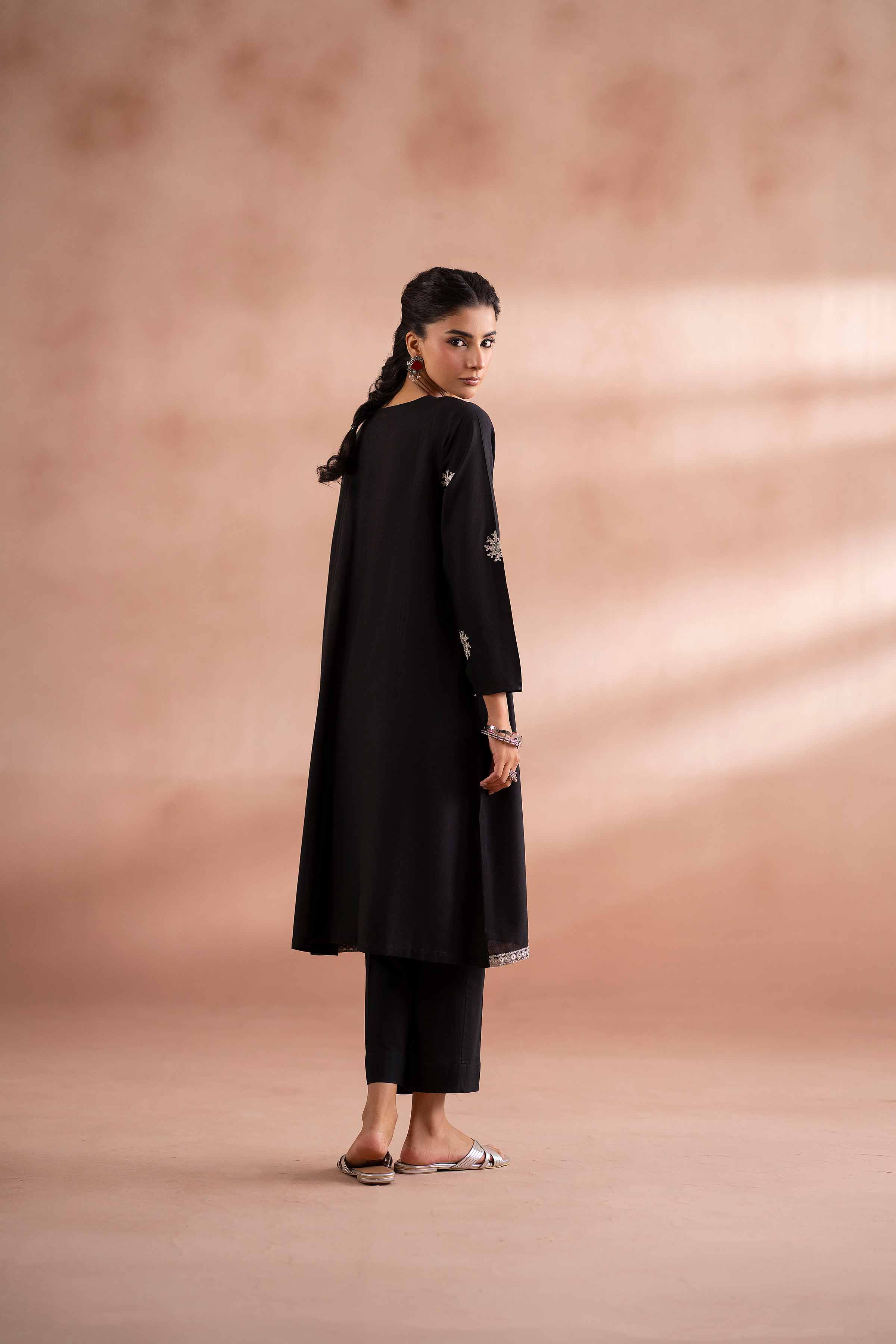 2 Piece - Embroidered Suit - PS25-206