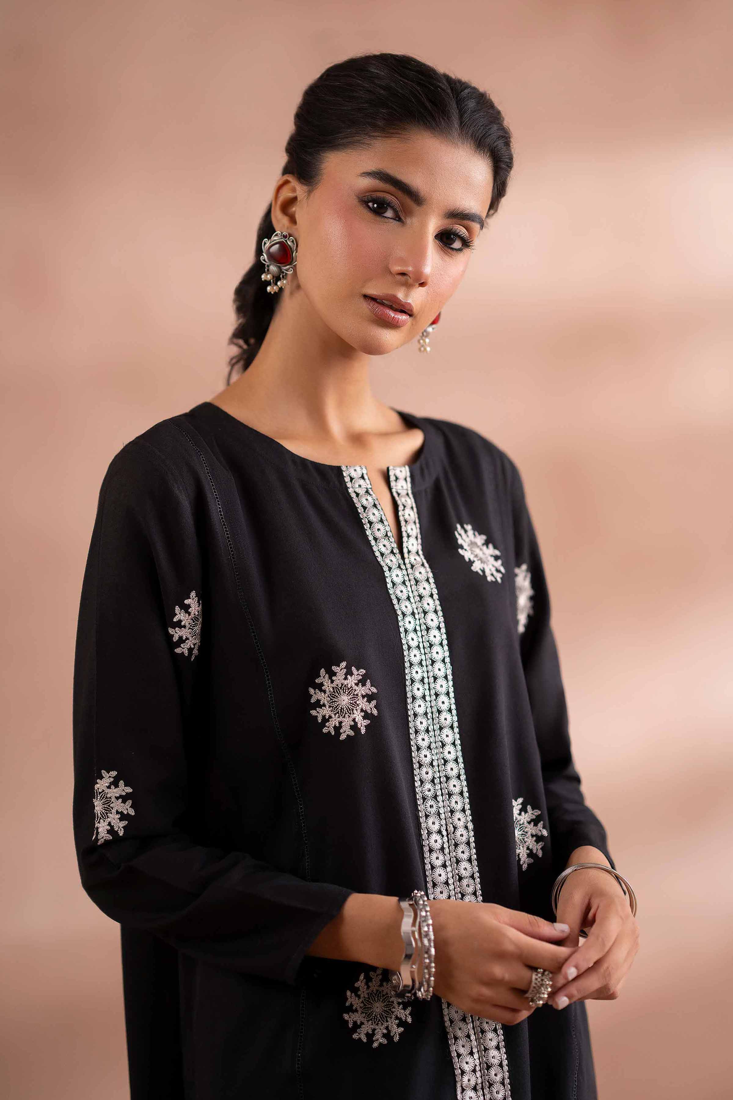 2 Piece - Embroidered Suit - PS25-206