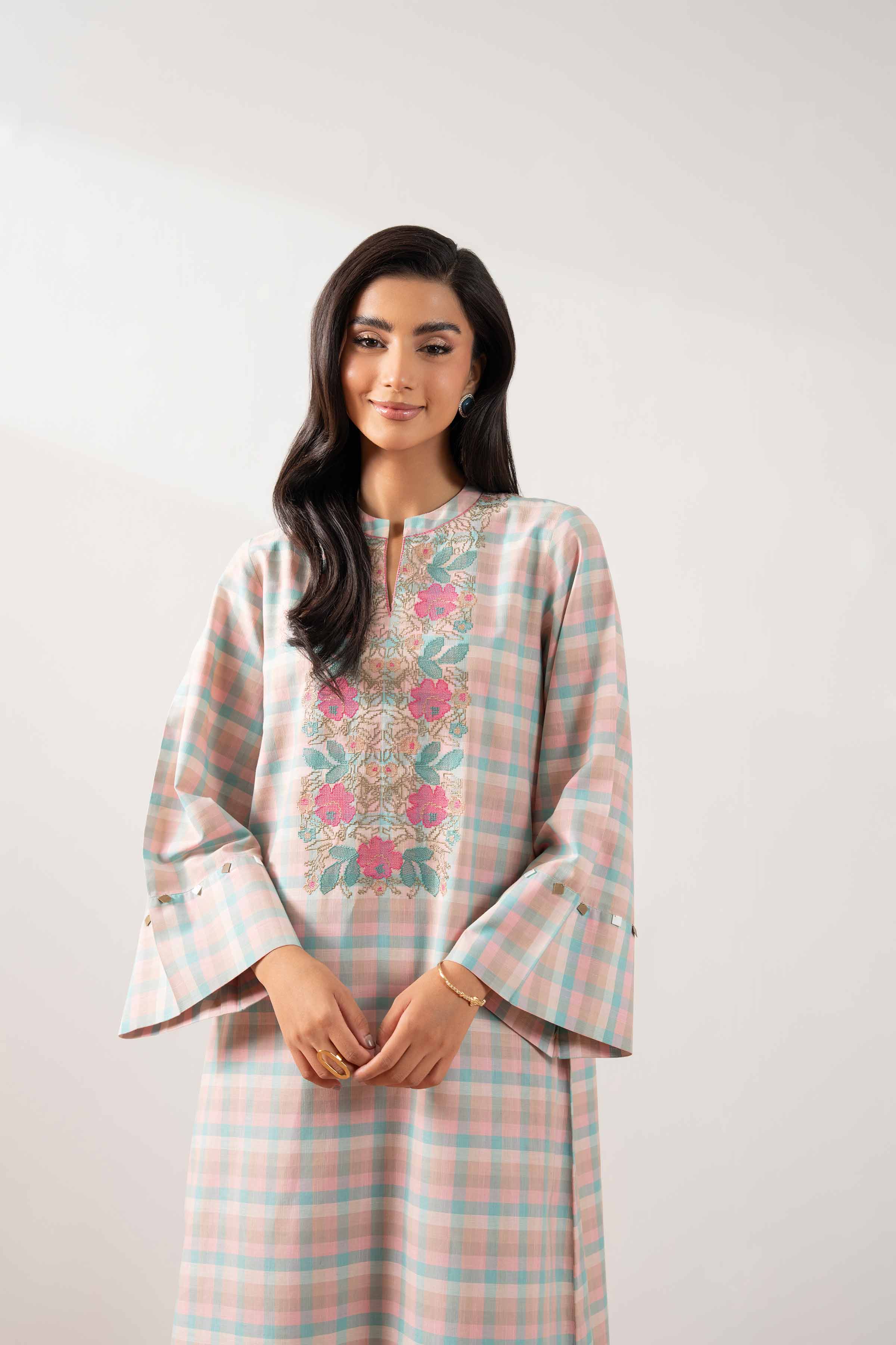 2 Piece - Embroidered Suit - PS25-66
