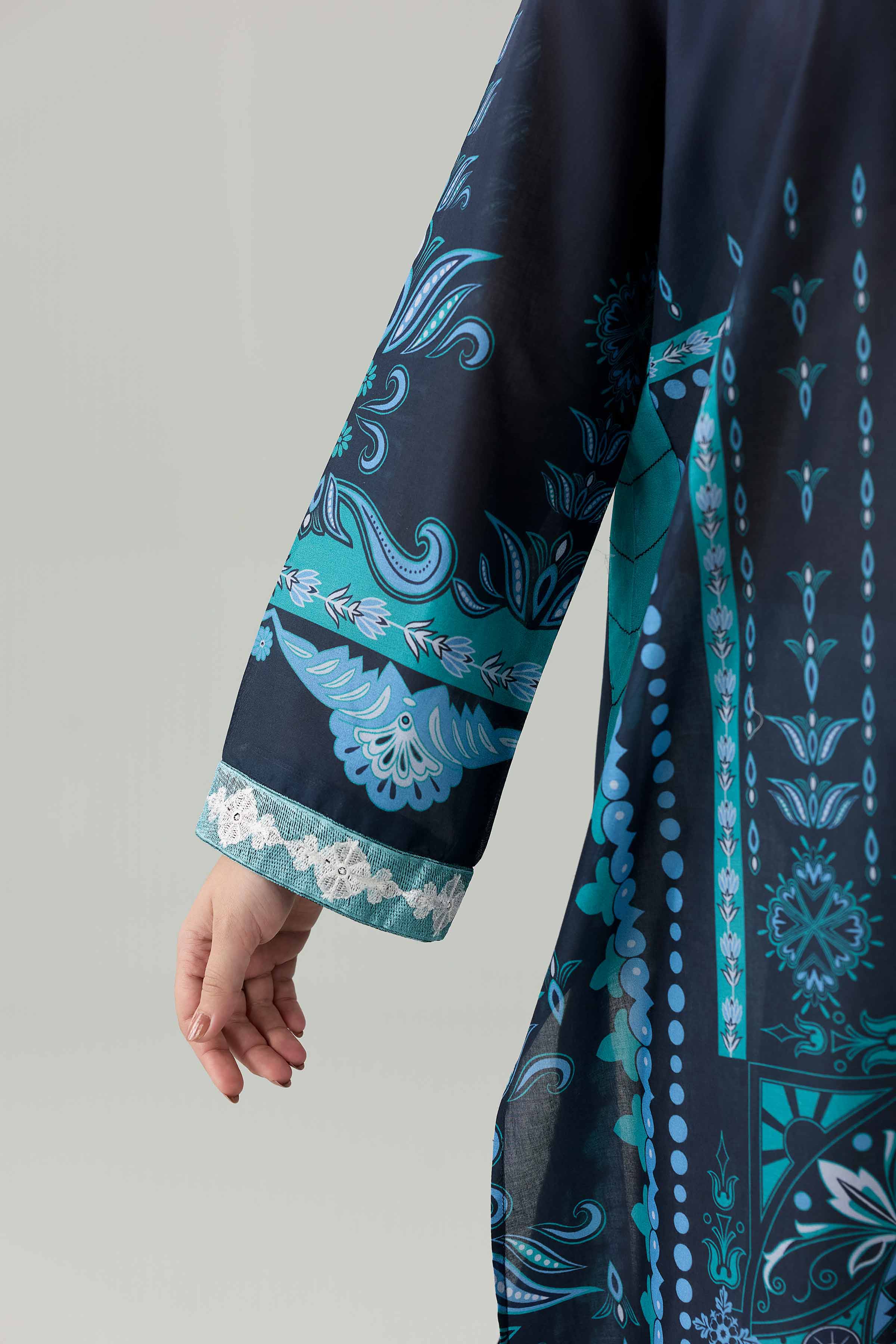 Printed Embroidered Shirt - PS26-08