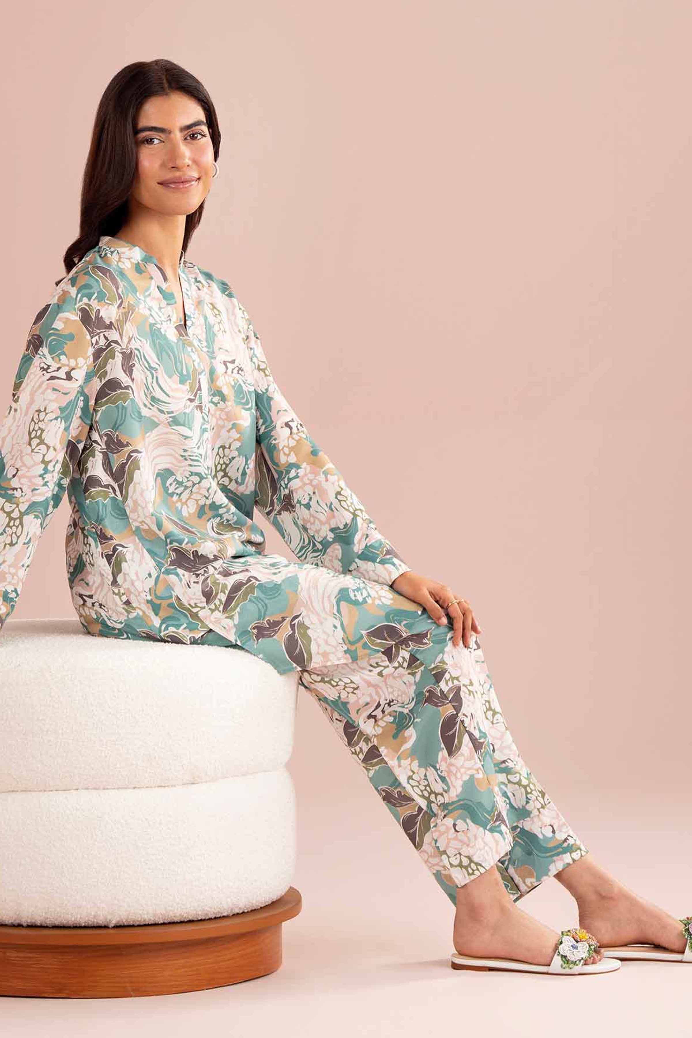2 Piece - Printed Suit - PS26-71