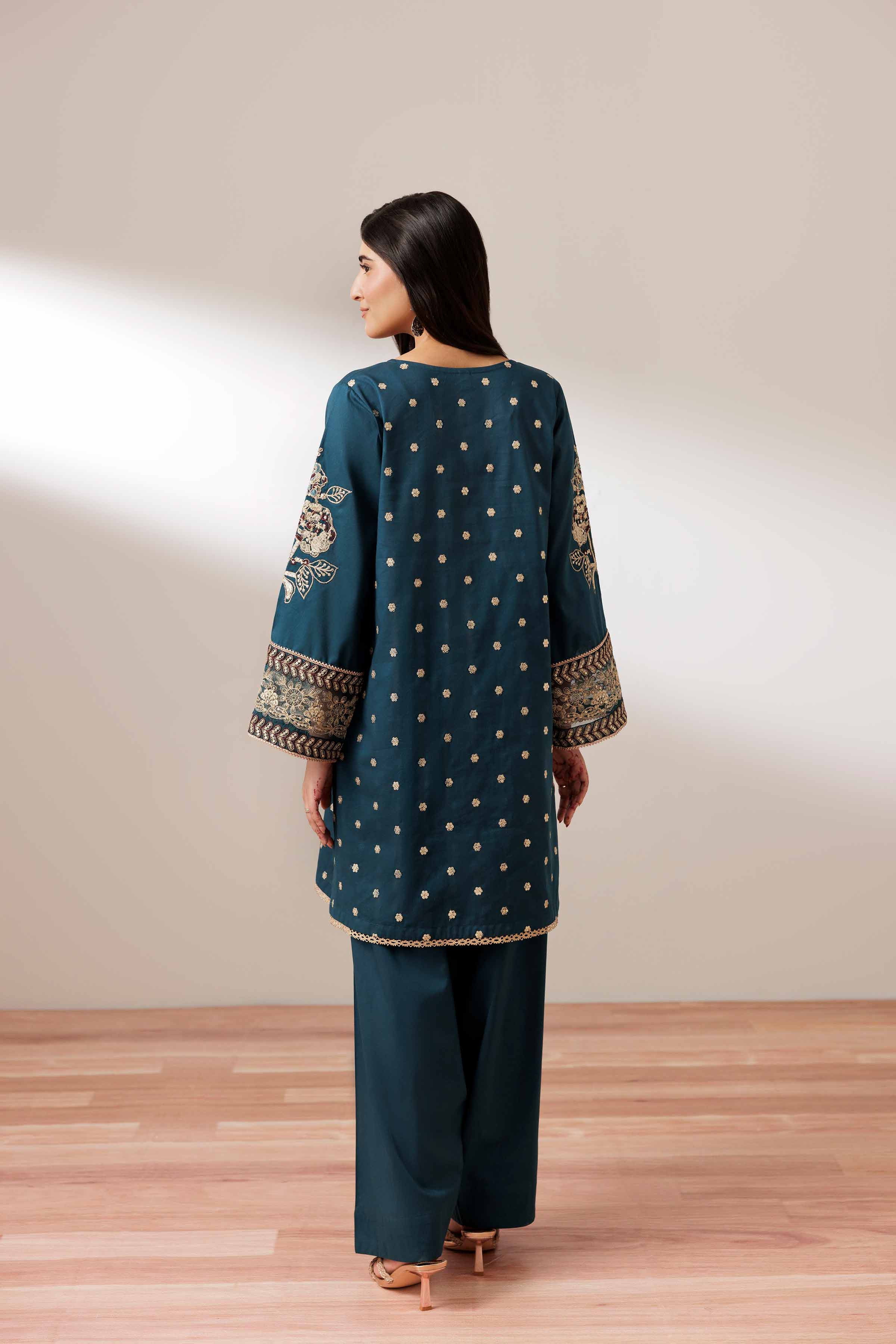 2 Piece - Embroidered Suit - PUS25-67