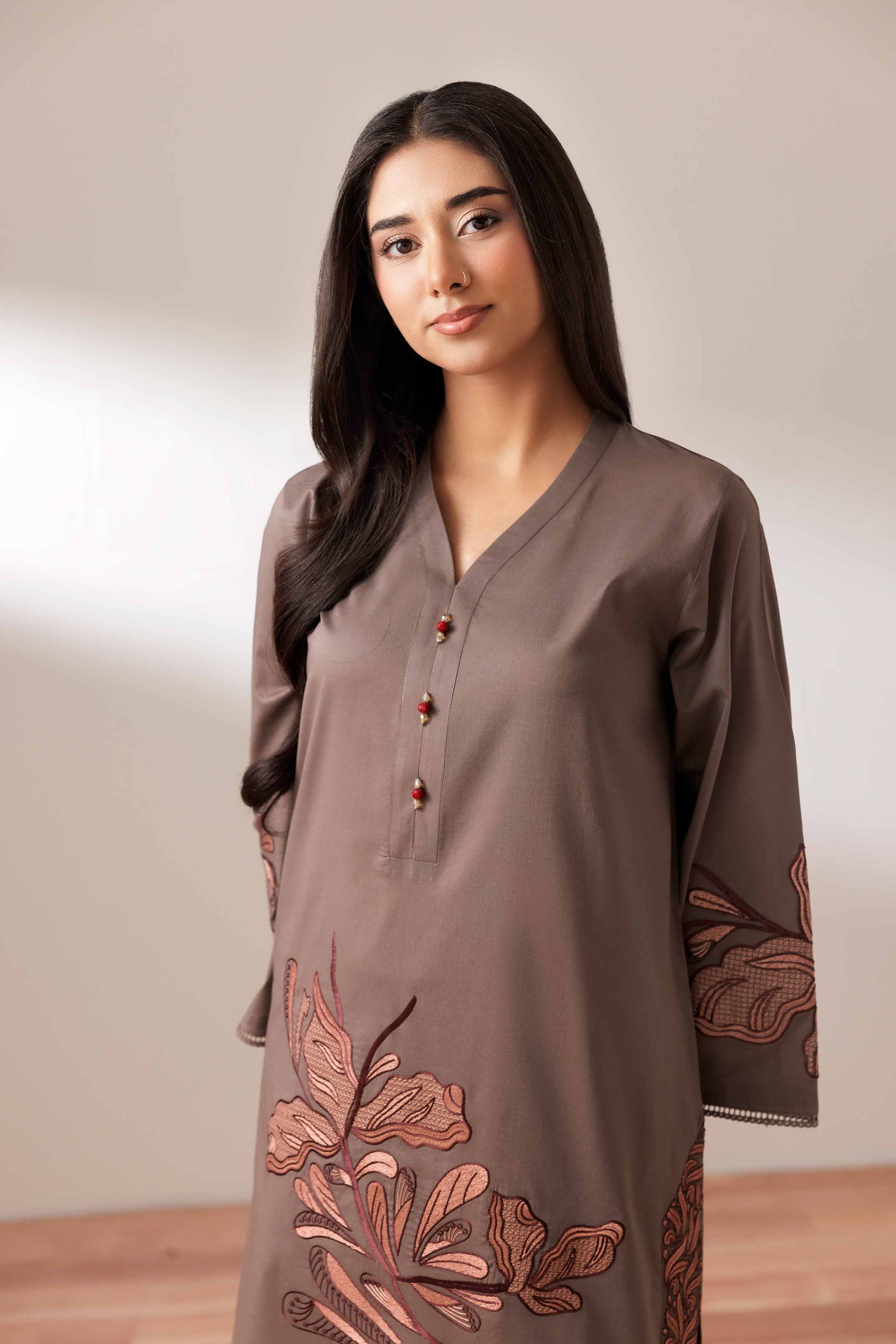 2 Piece - Embroidered Suit - PUS25-68