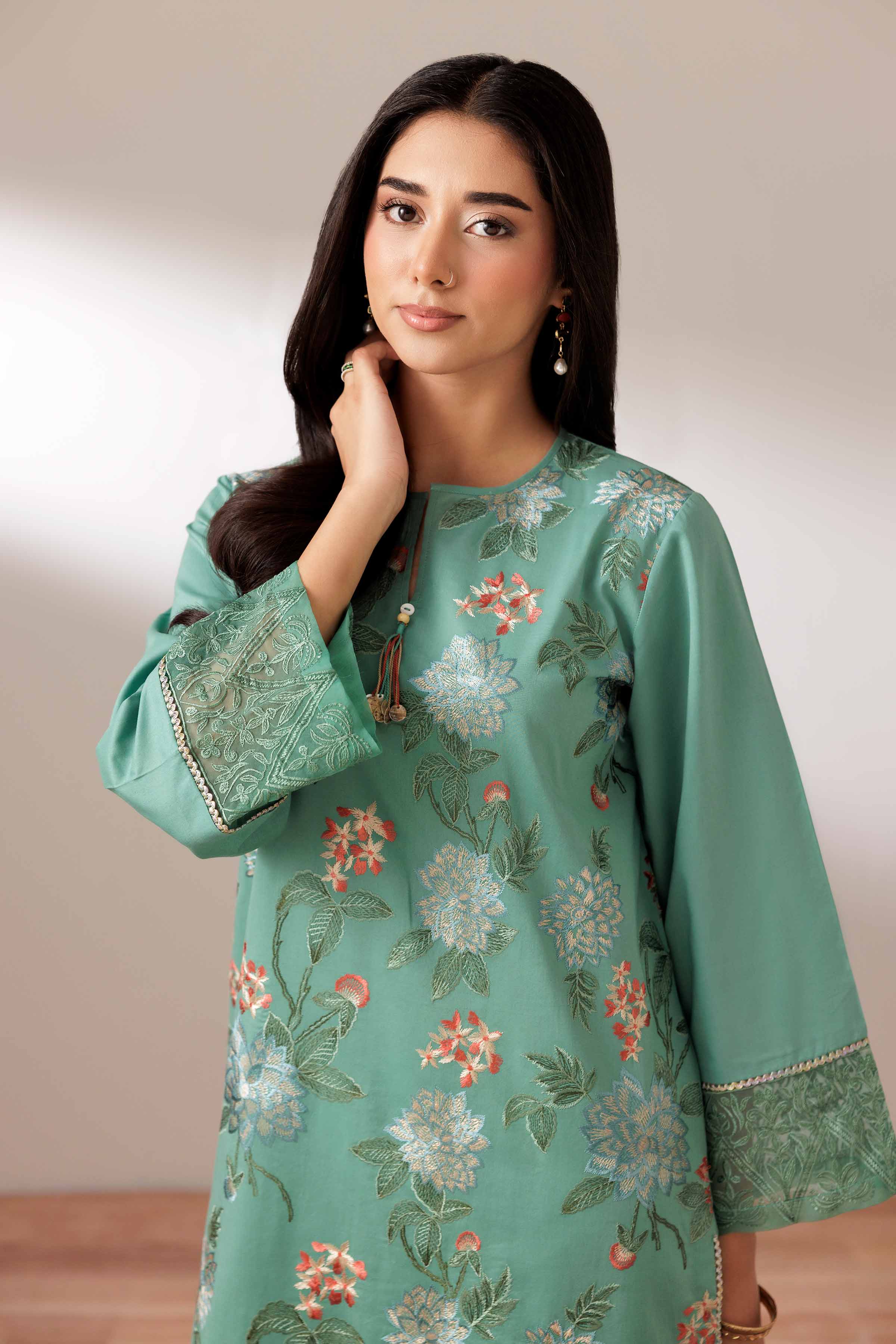 2 Piece - Embroidered Suit - PUS25-69