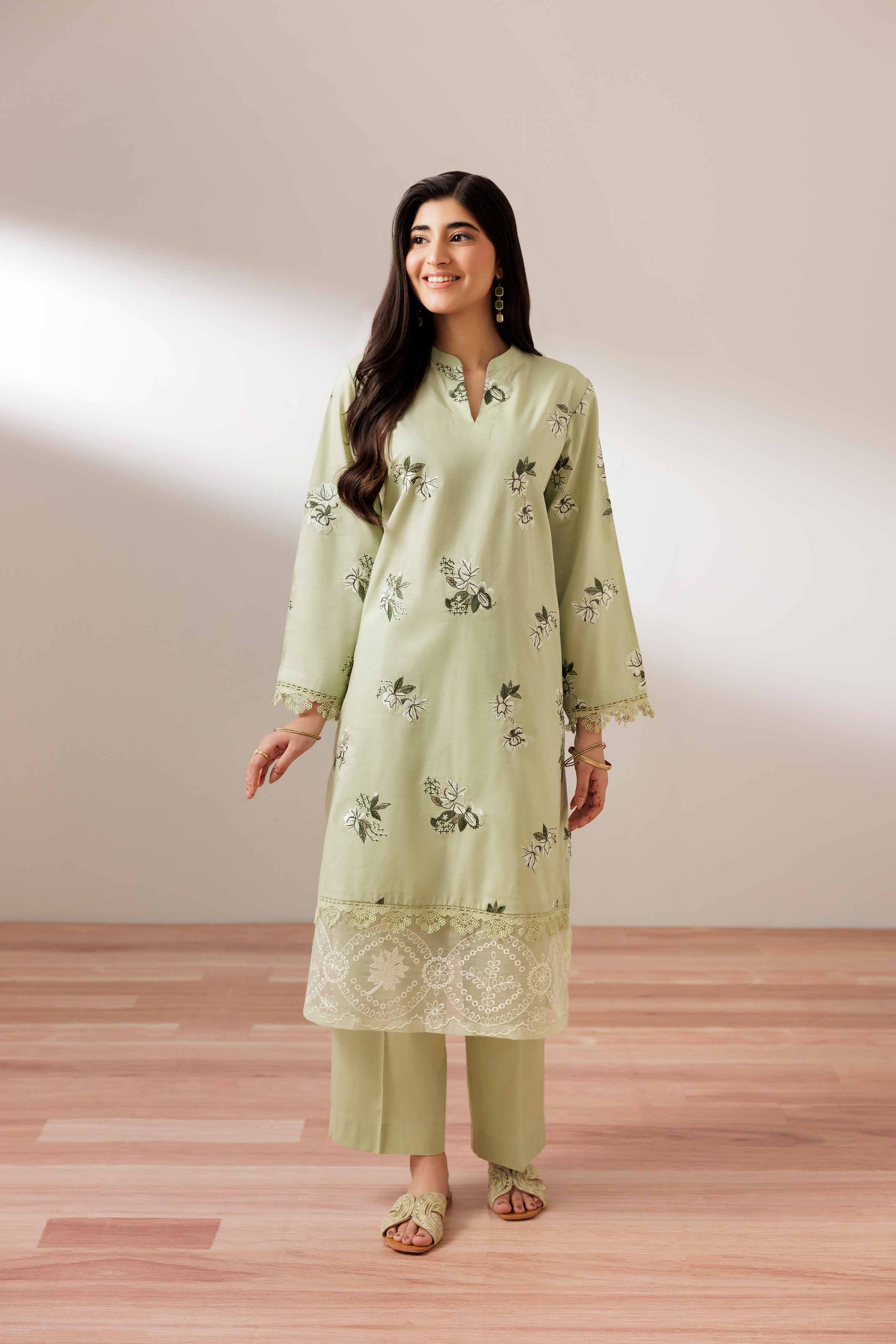 2 Piece - Embroidered Suit - PUS25-71