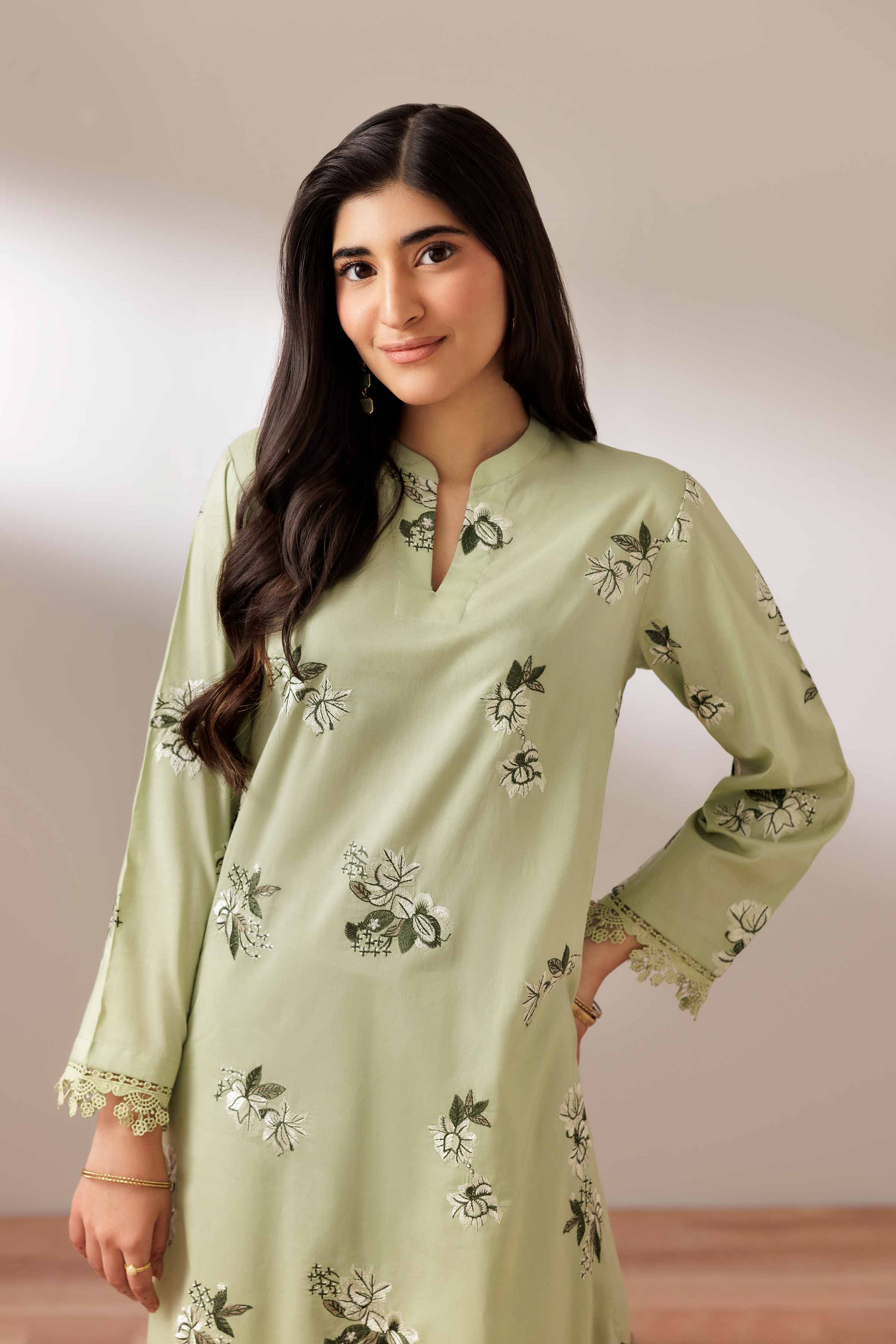 2 Piece - Embroidered Suit - PUS25-71