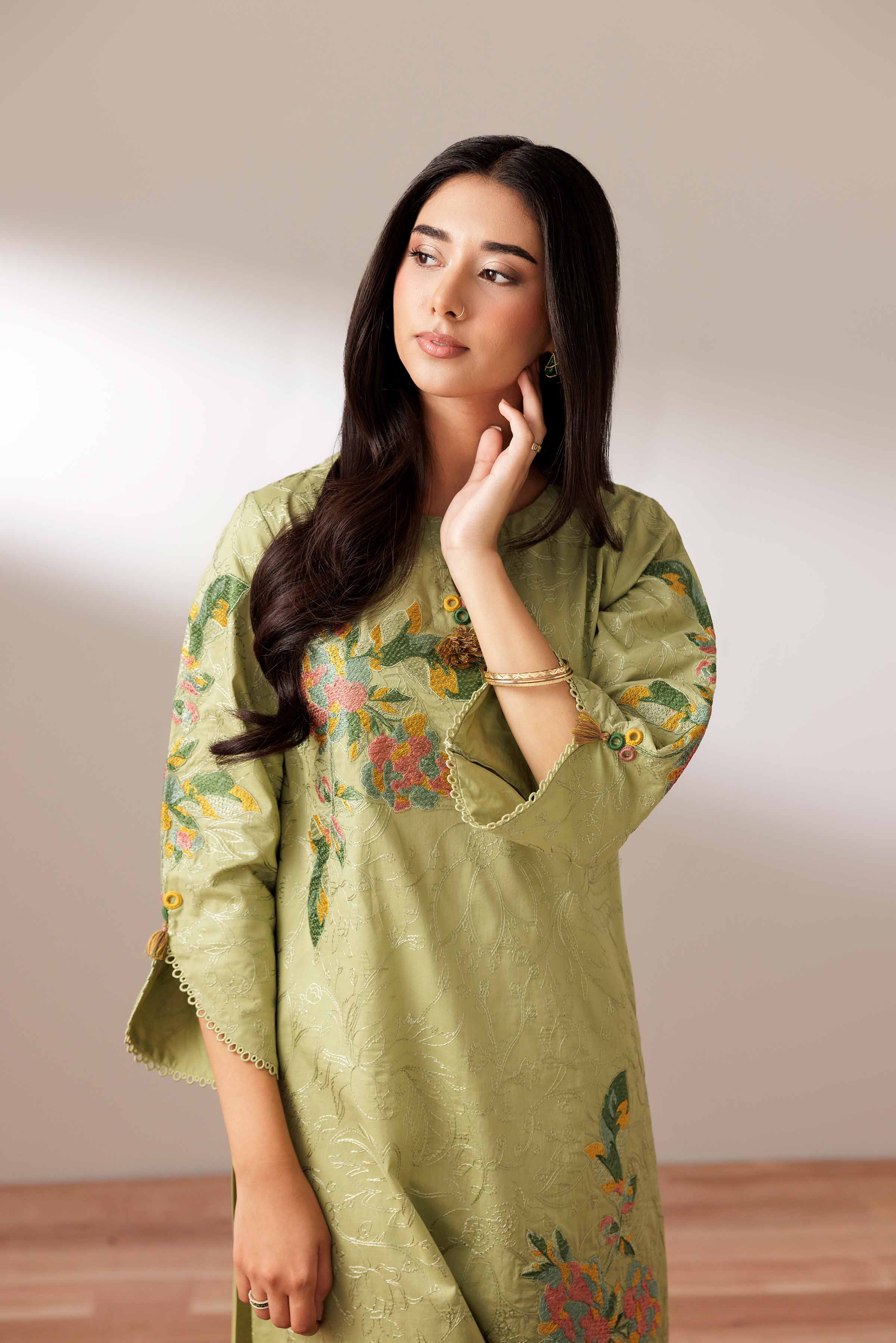 2 Piece - Embroidered Suit - PUS25-72