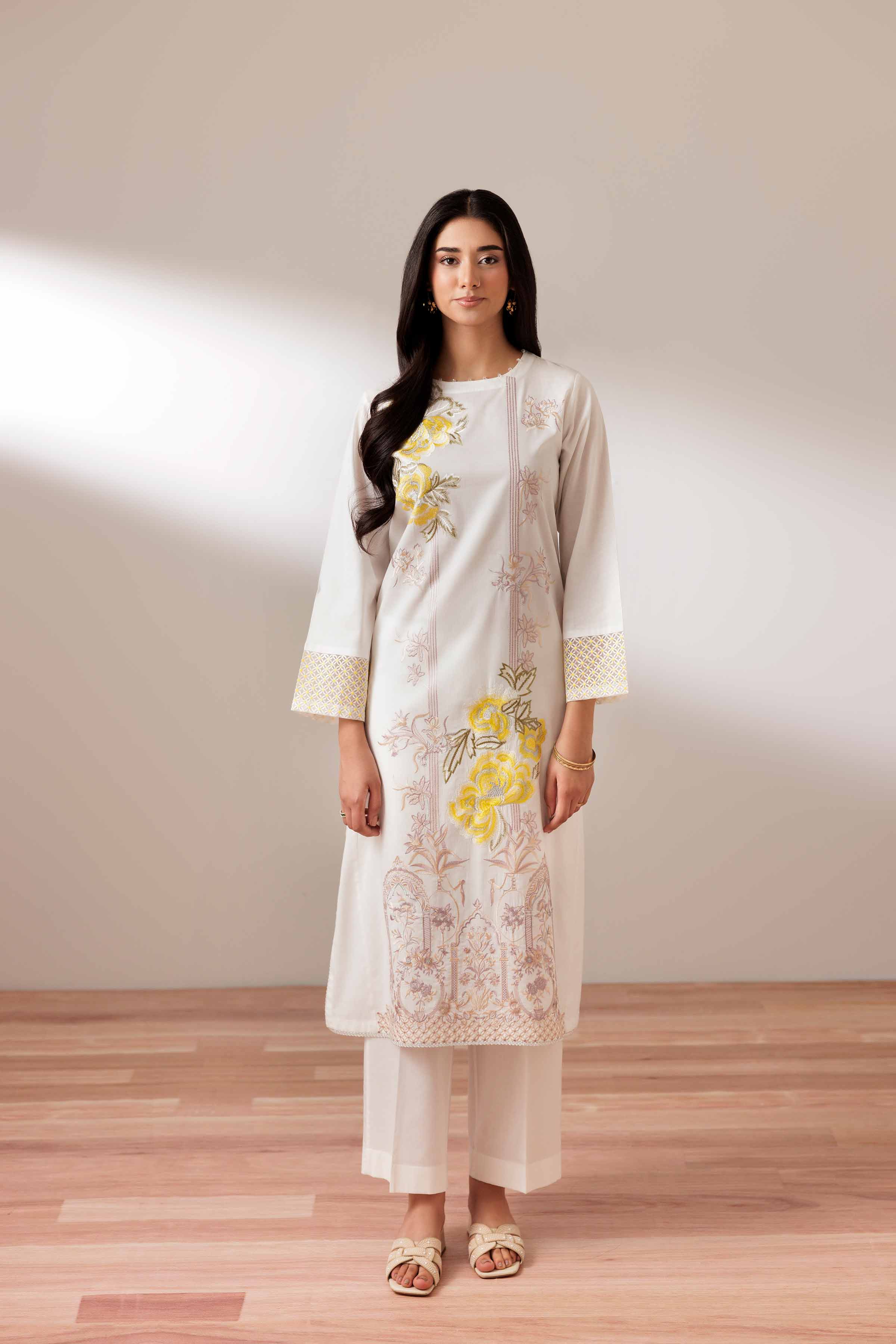 2 Piece - Embroidered Suit - PUS25-75