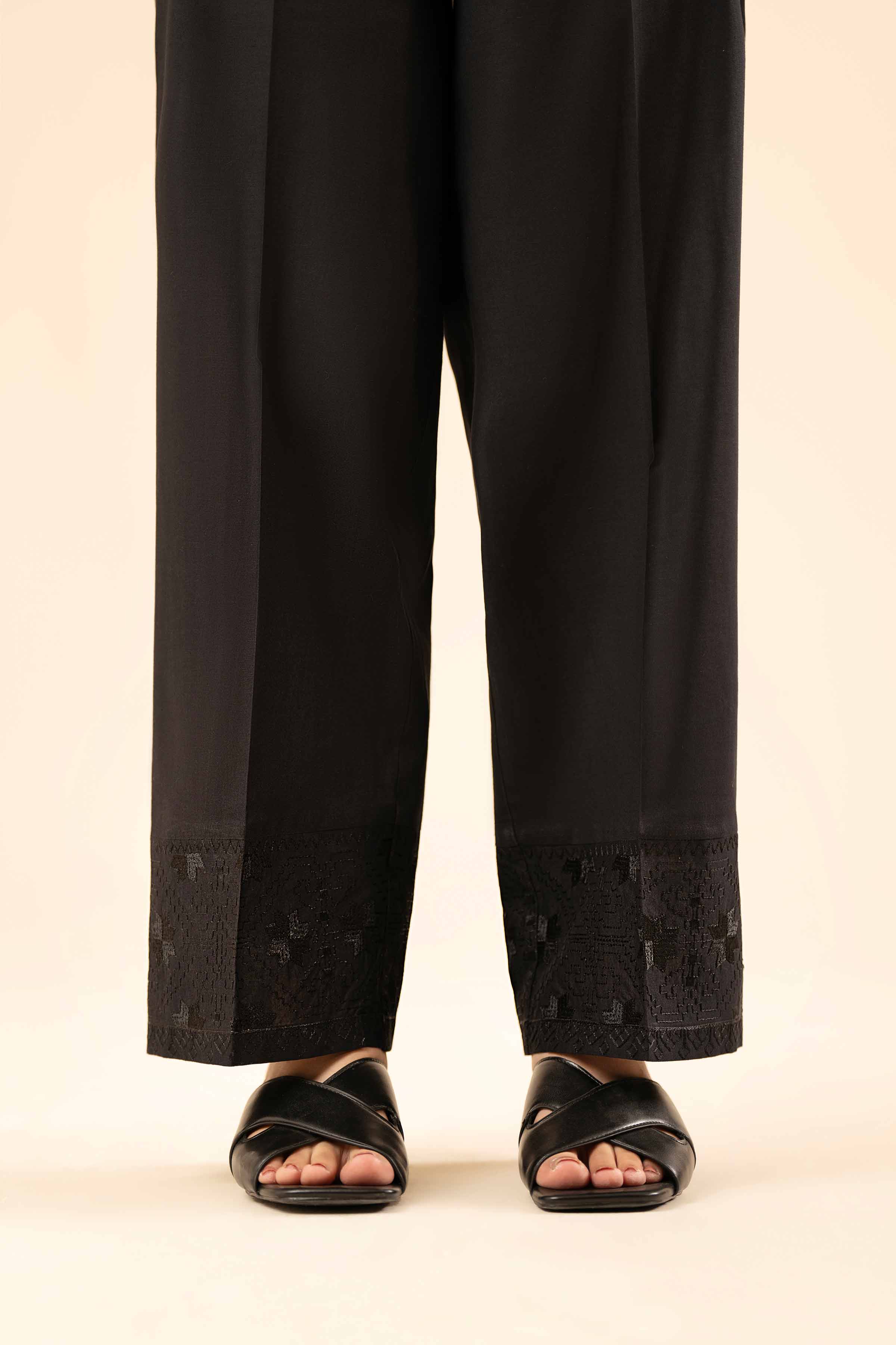 Embroidered Trousers - PW25-100