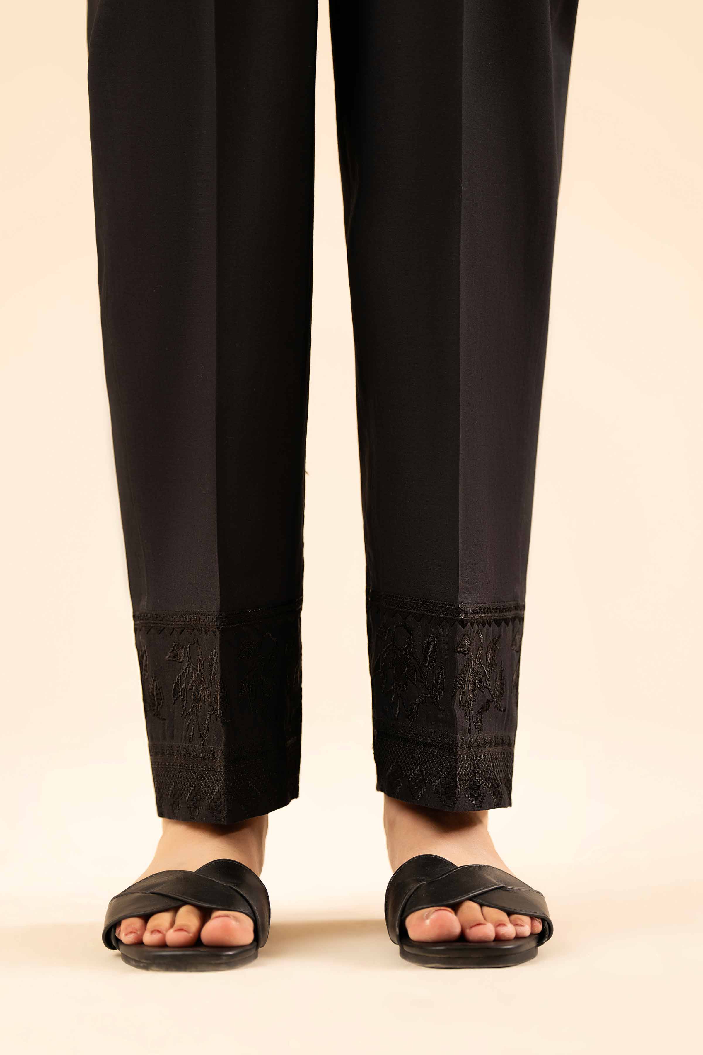 Embroidered Trousers - PW25-101