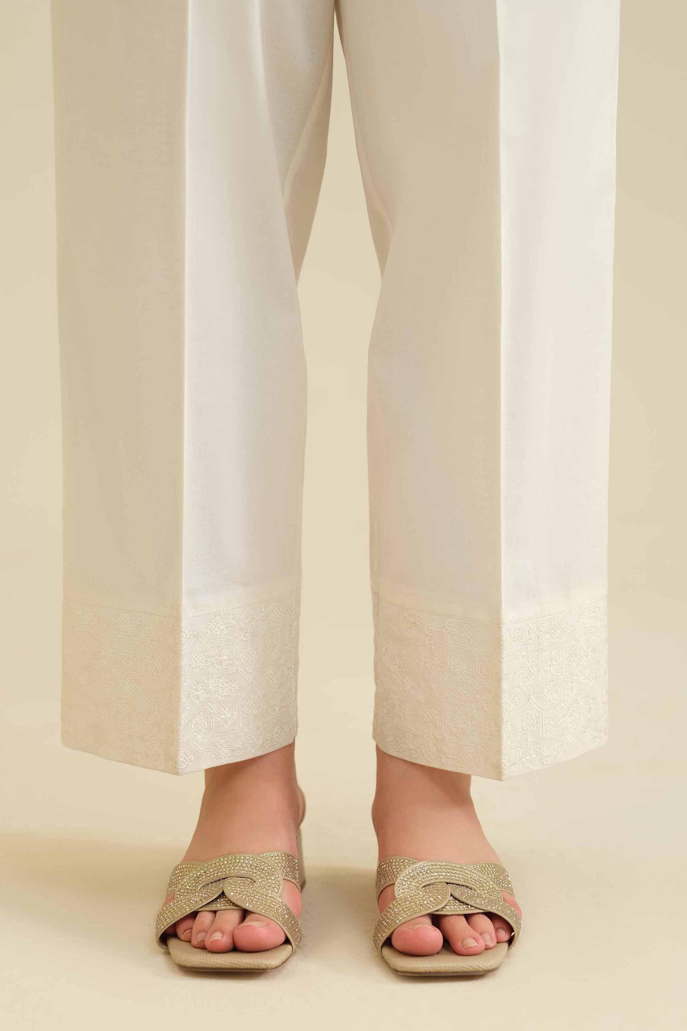 Embroidered Trousers - PW25-103
