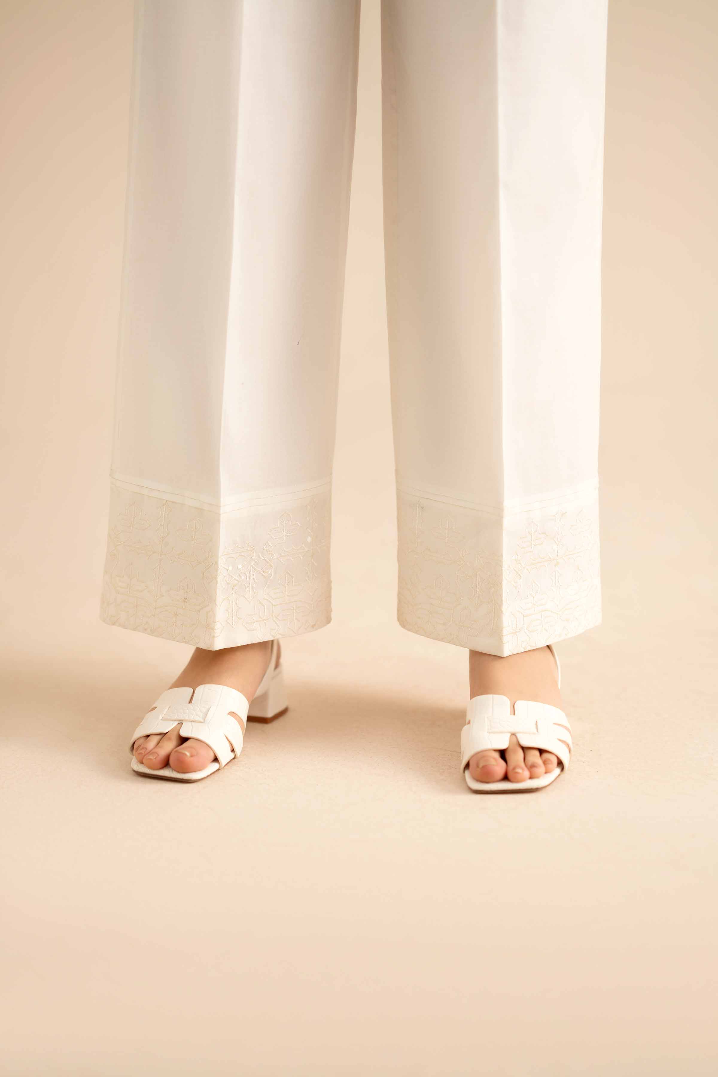 Embroidered Trousers - PW25-116